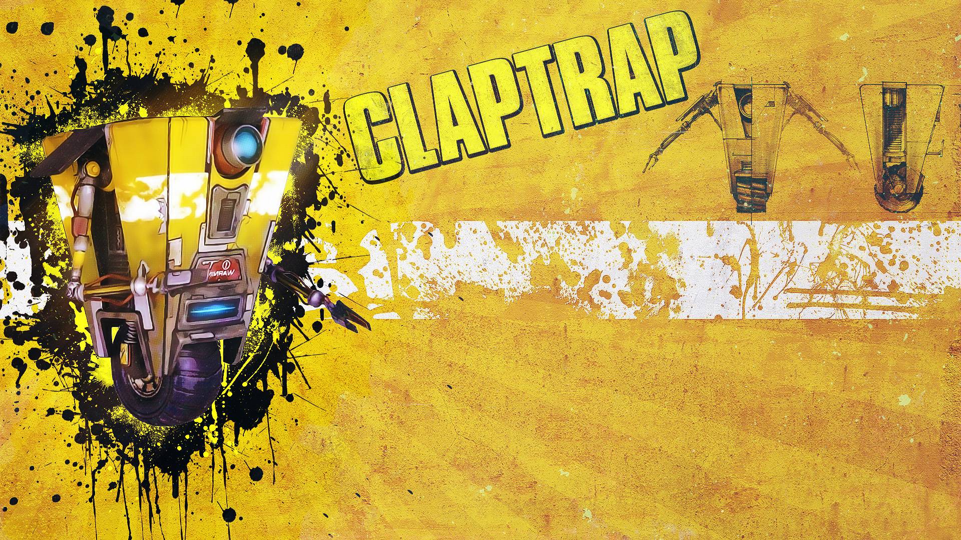 1920x1080 Claptrap Wallpaper