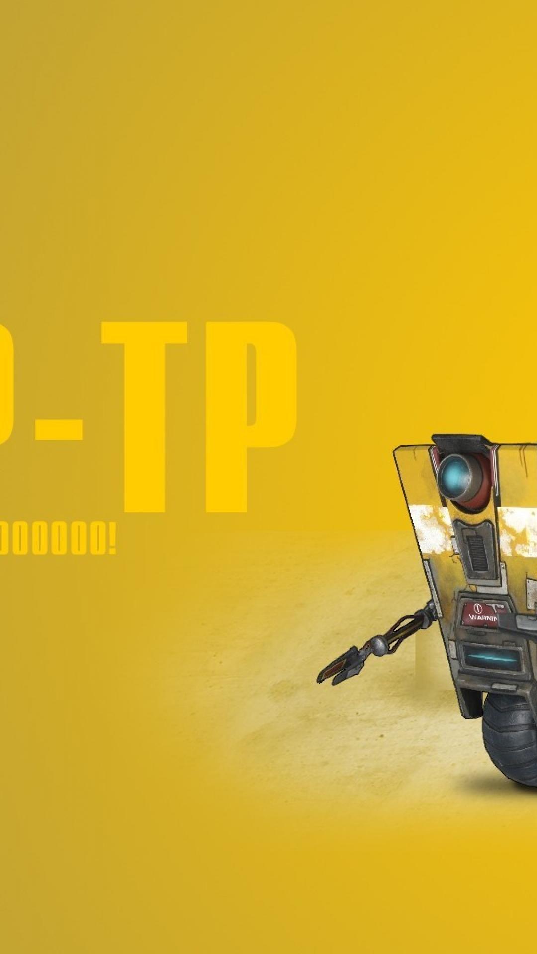 1080x1920 Borderlands Claptrap Wallpaper