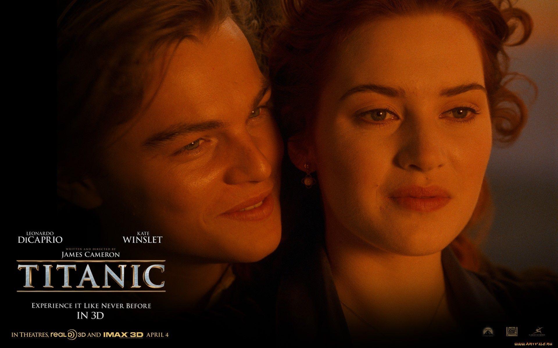 1920x1200 Wallpaper titanic, leonardo dicaprio, kate winslet, titanic 3D desktop wallpaper Movies