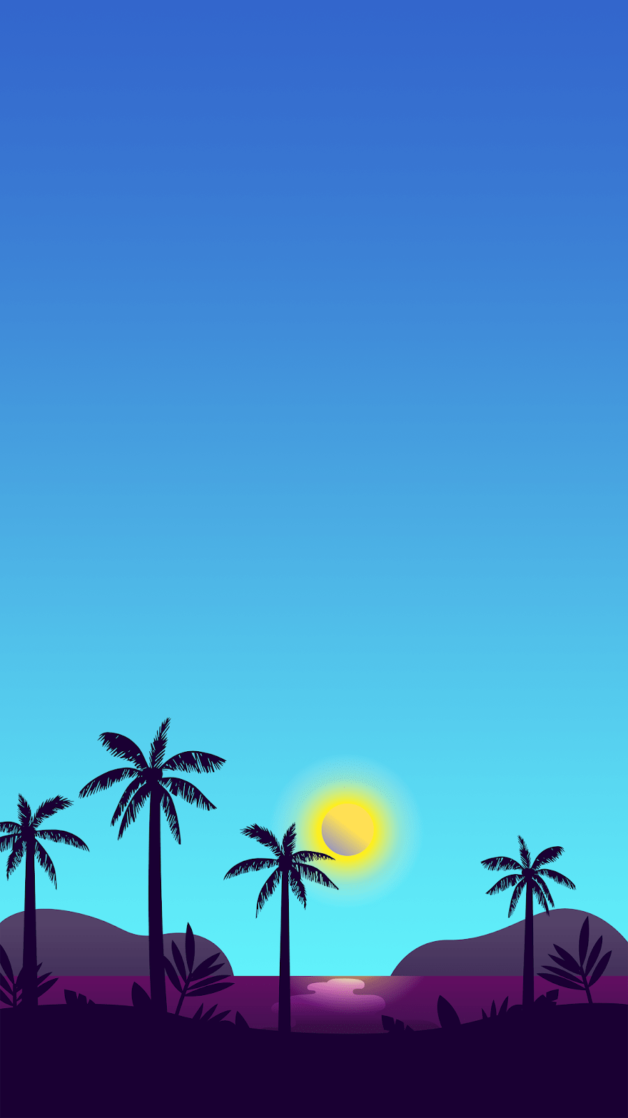 900x1600 Minimal Blue Landscape 4k Phone Wallpaper 4k Wallpaper Phone Wallpaper & Background Download