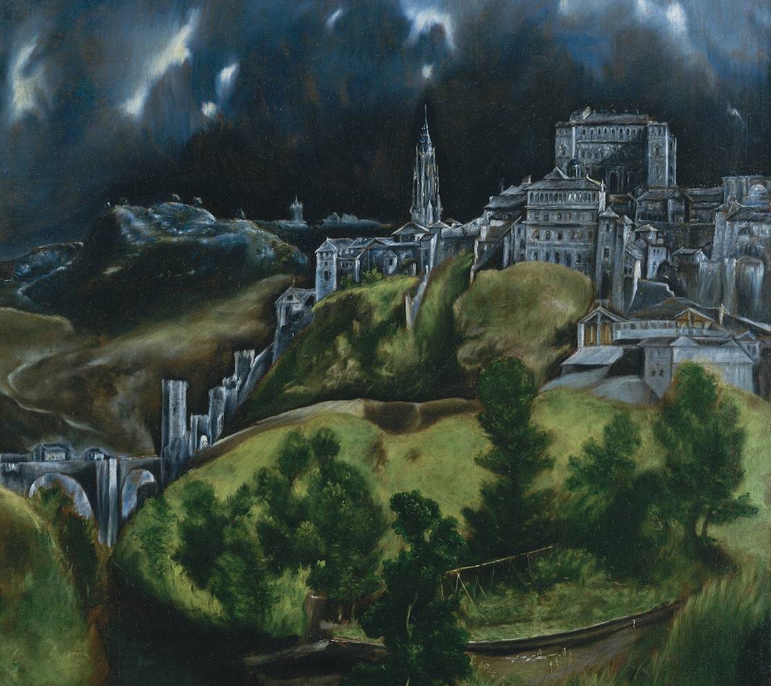 1115x992 View of Toledo wallpaper
