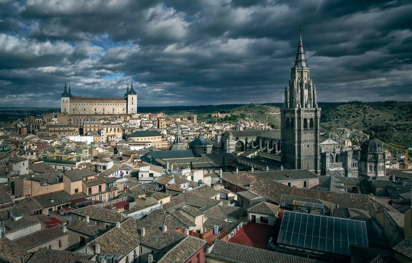 1332x850 Wallpaper the city, architecture, Toledo image for desktop, section город