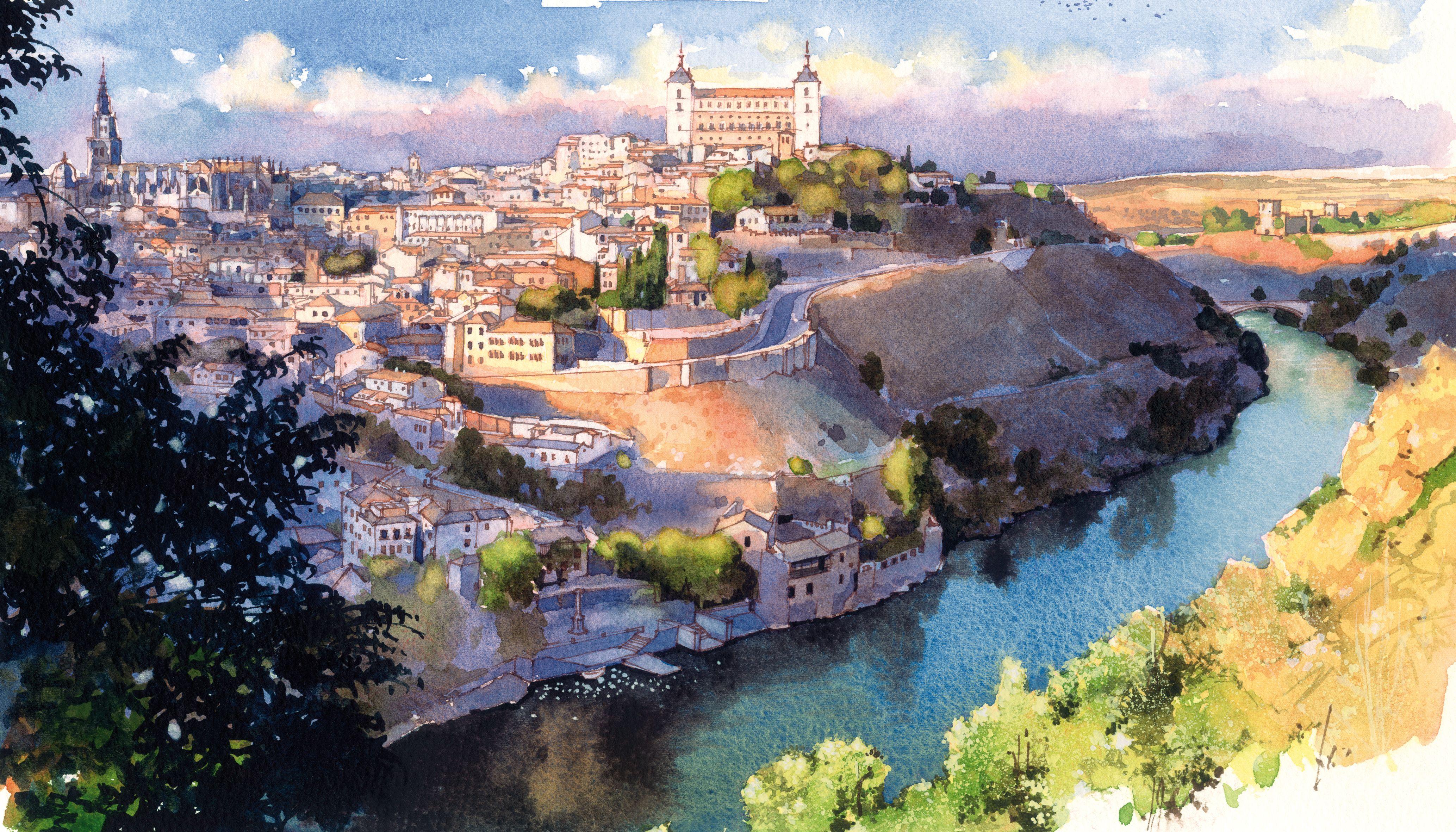 4134x2362 High Quality Toledo Spain Wallpaper. Full HD Picture
