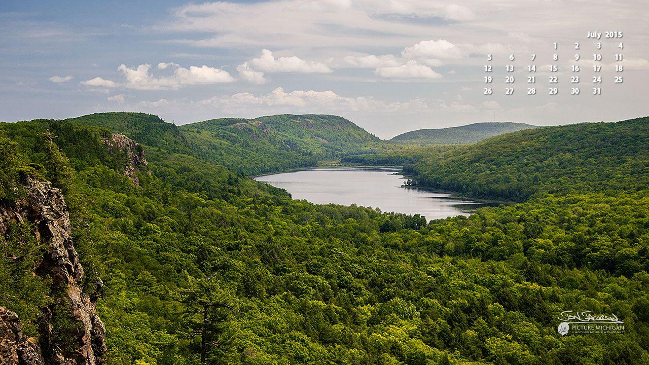 1280x720 July 2015 Calendar Desktop Wallpaper