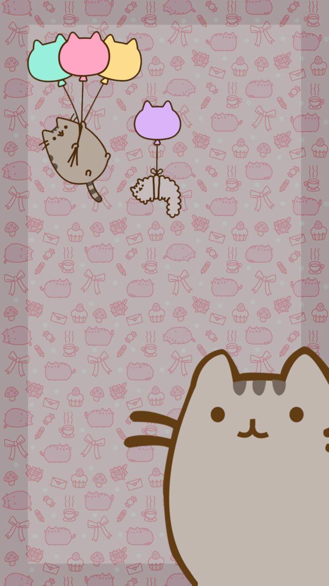 670x1191 Wallpaper. Pusheen Pushin♡. Pusheen, Wallpaper