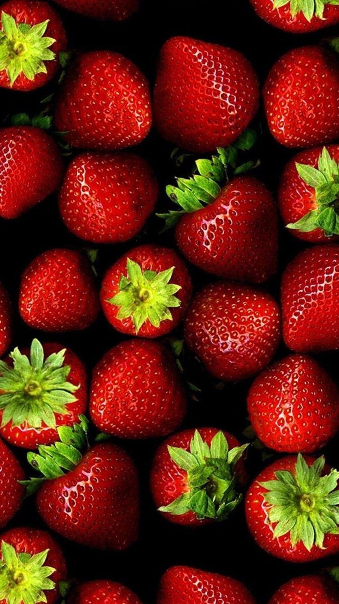 1080x1920 Fresh Strawberries Lockscreen iPhone 6 Plus HD Wallpaper HD