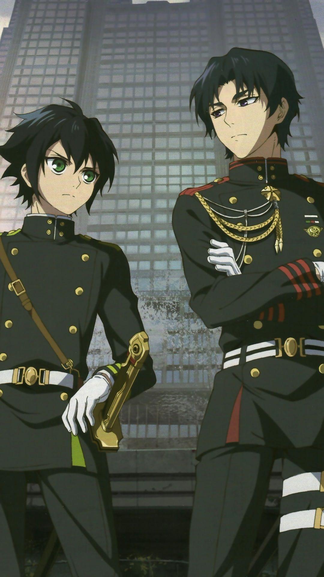 1080x1920 Owari No Seraph Yuichiro Hyakuya Guren Ichinose Owari No Seraph Guren Wallpaper & Background Download