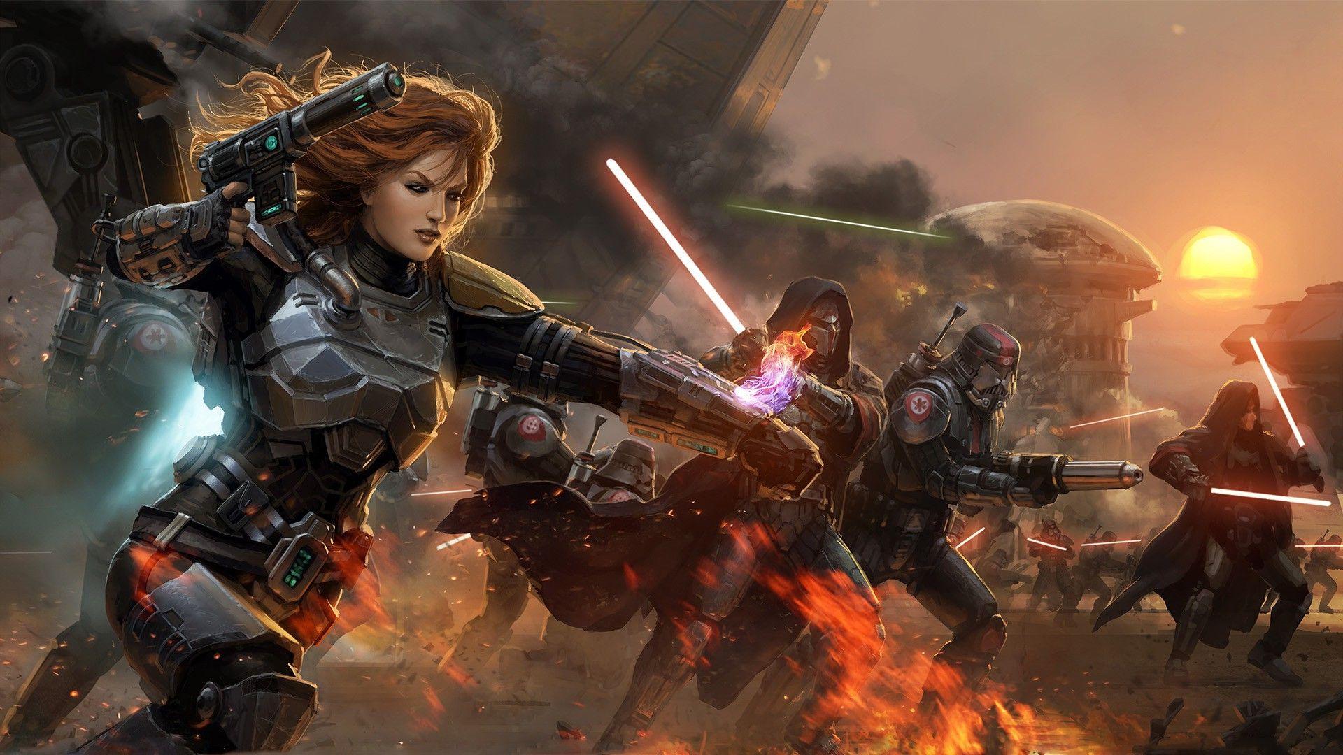 1920x1080 Star Wars The Old Republic Wallpaper HD Image Widescreen Lightsaber
