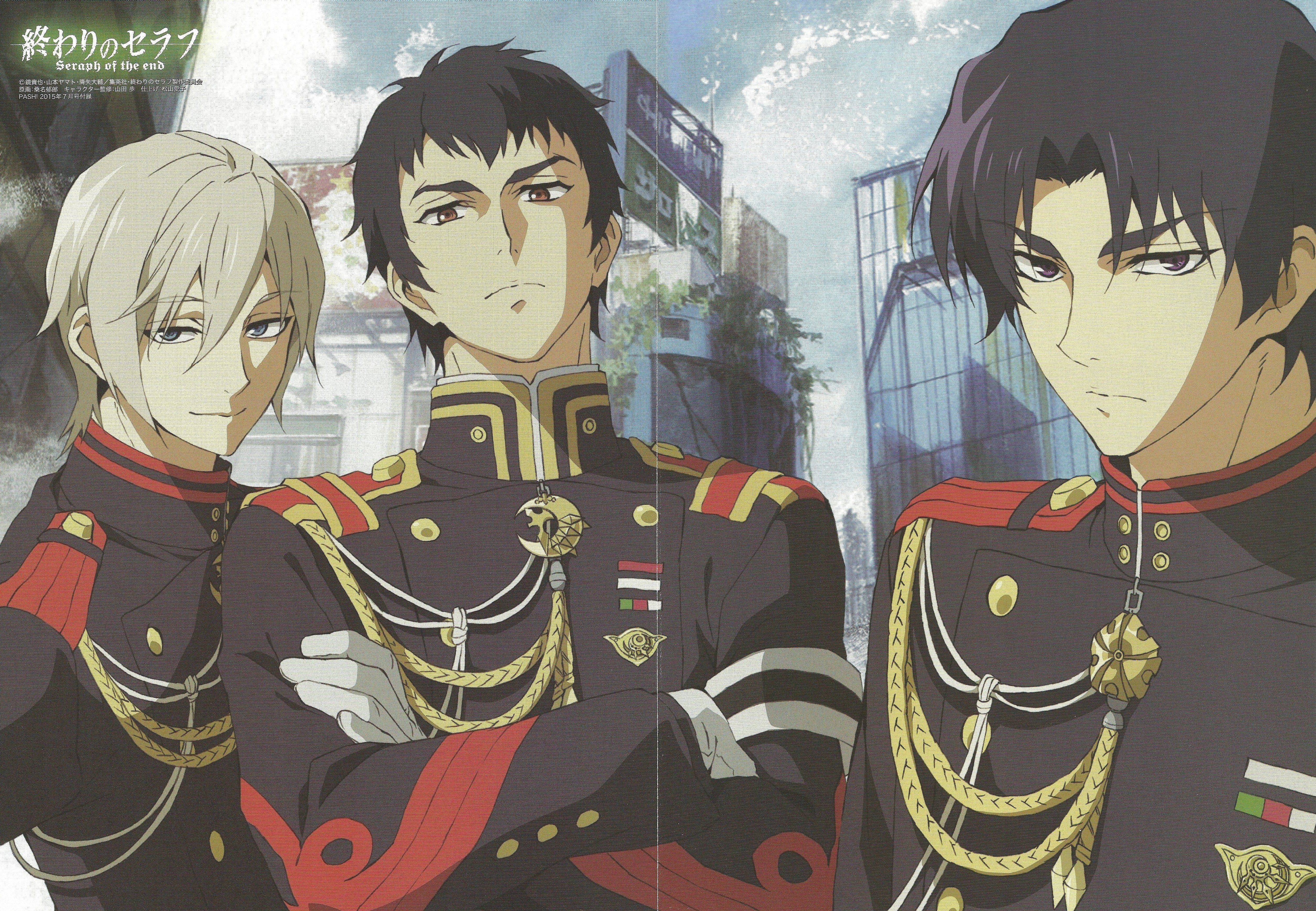 5018x3474 yamato, Yamamoto, Mangaka, Ikuo, Kuwana, Mangaka, Production, I, G, Studio, Owari, No, Seraph, Series, Guren, Ichinose, Character, Uniform Wallpaper HD / Desktop and Mobile Background
