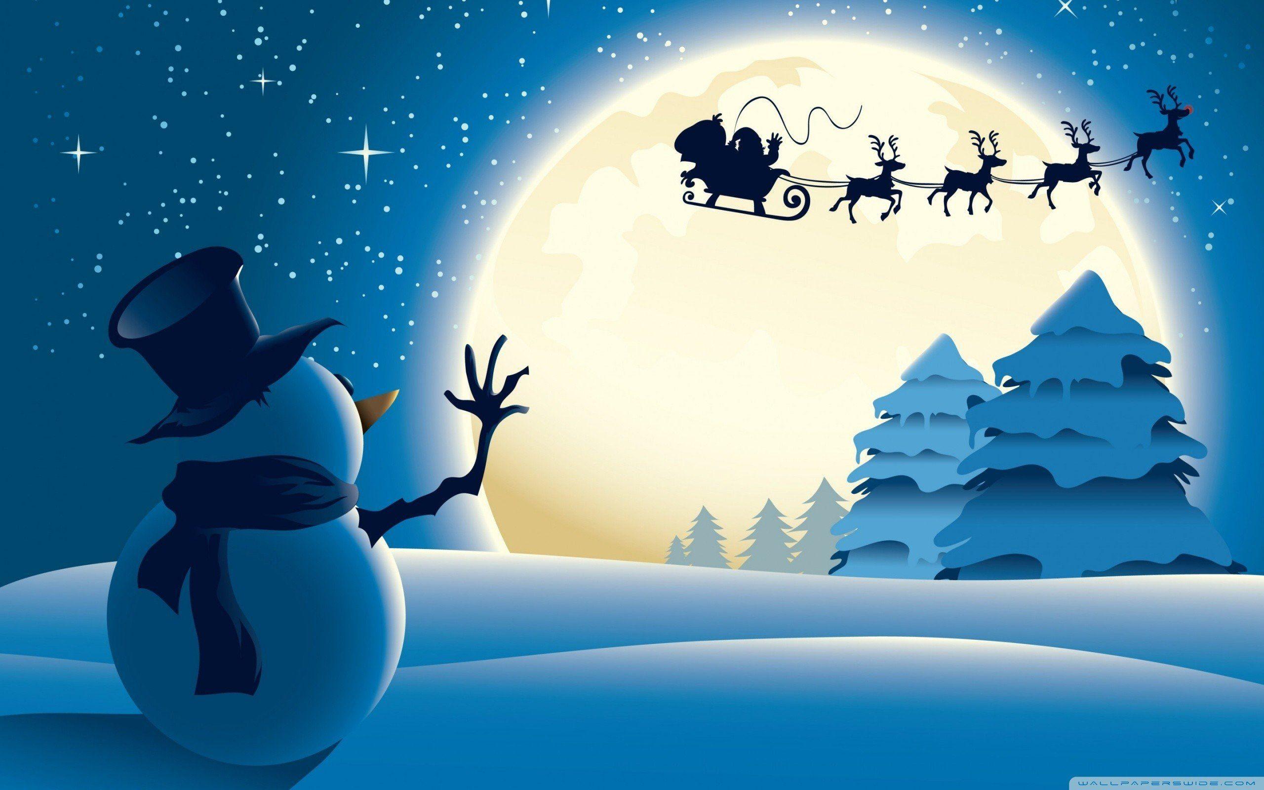 2560x1600 Wallpaper Santa