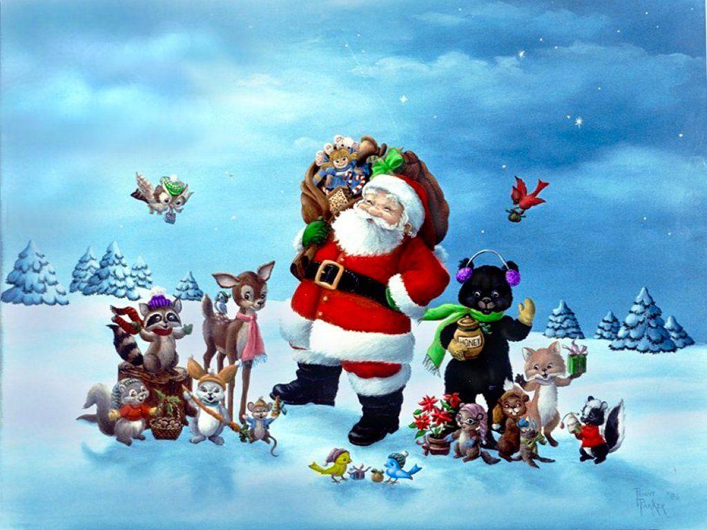 1024x768 Info Wallpaper: christmas wallpaper santa