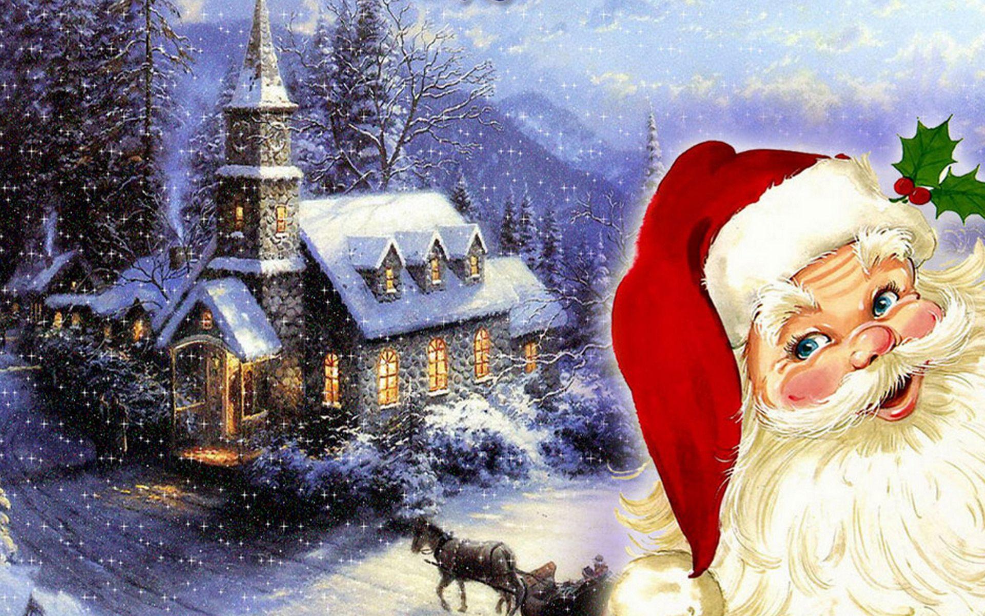1920x1200 Wallpaper: Merry Christmas to santa claus HD 2013 Wallpaper 1825 - Santa Claus Christmas HD Wallpaper