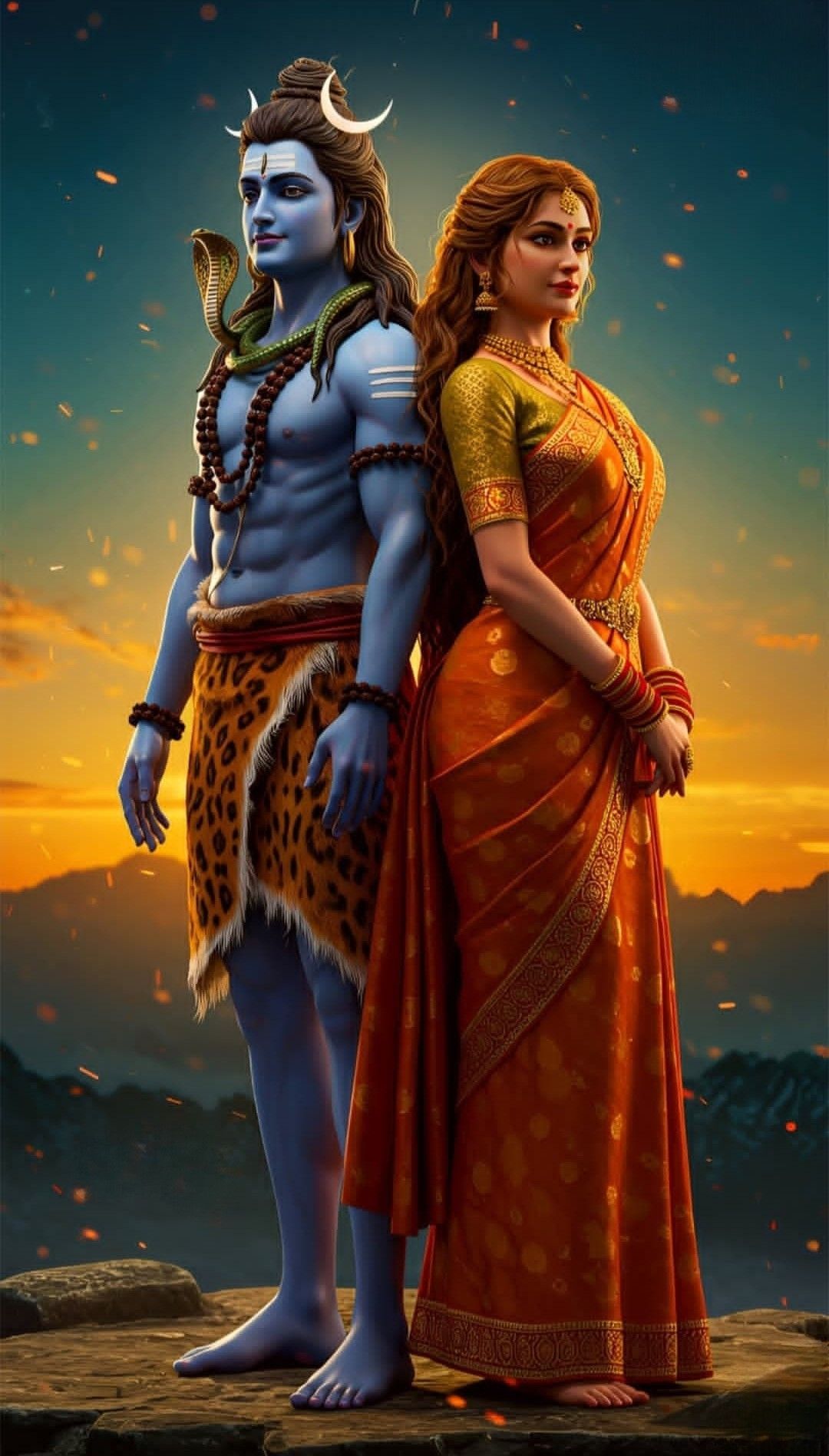 1080x1897 Discover 91 shiv durga and shiva parvati family image HD ideas. shiva family photo, shiv family photo, lord shiva parivar HD wallpaper and more