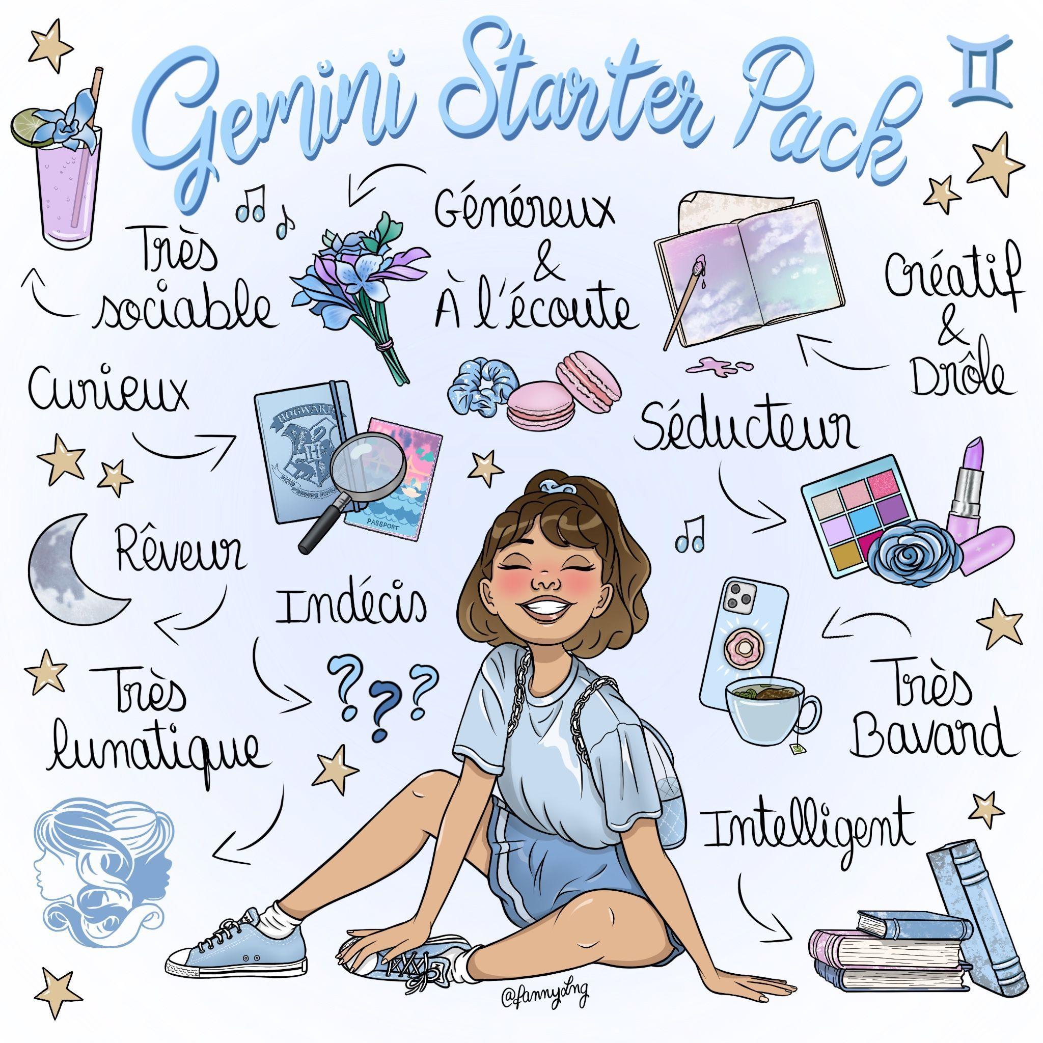2048x2048 Funny Illustration & Funny Illustration. Zodiac signs funny, Gemini wallpaper, Funny artist memes