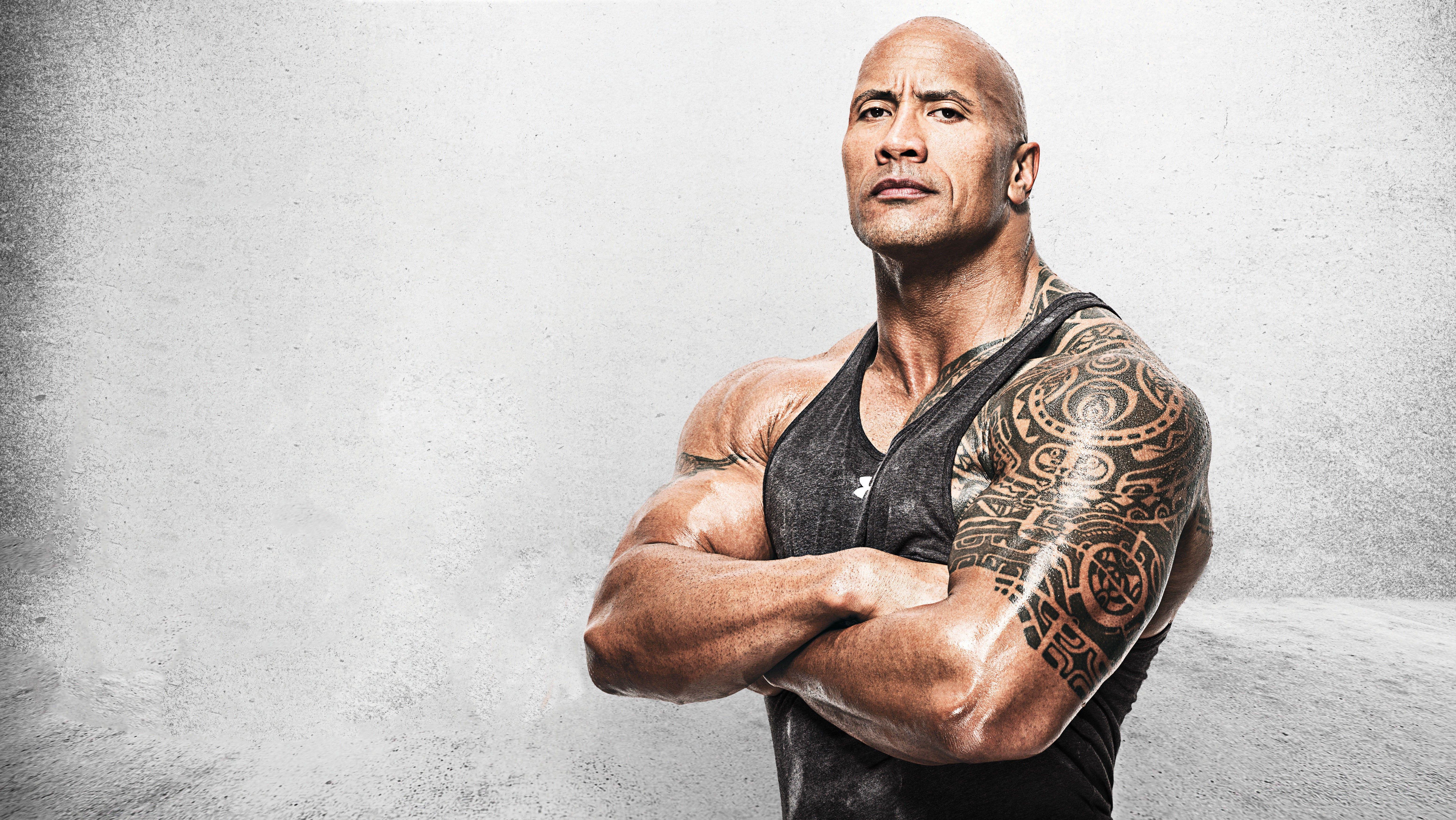 6198x3491 Dwayne Johnson Hollywood Actor 5K Wallpaper