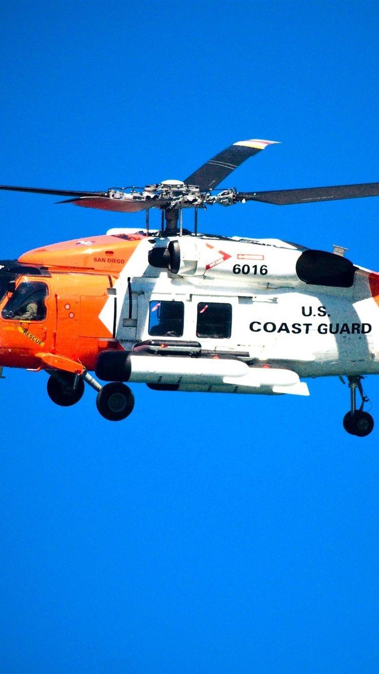 750x1334 Coast Guard Helicopter 750x1334 IPhone 8 7 6 6S Wallpaper, Background, Picture, Image