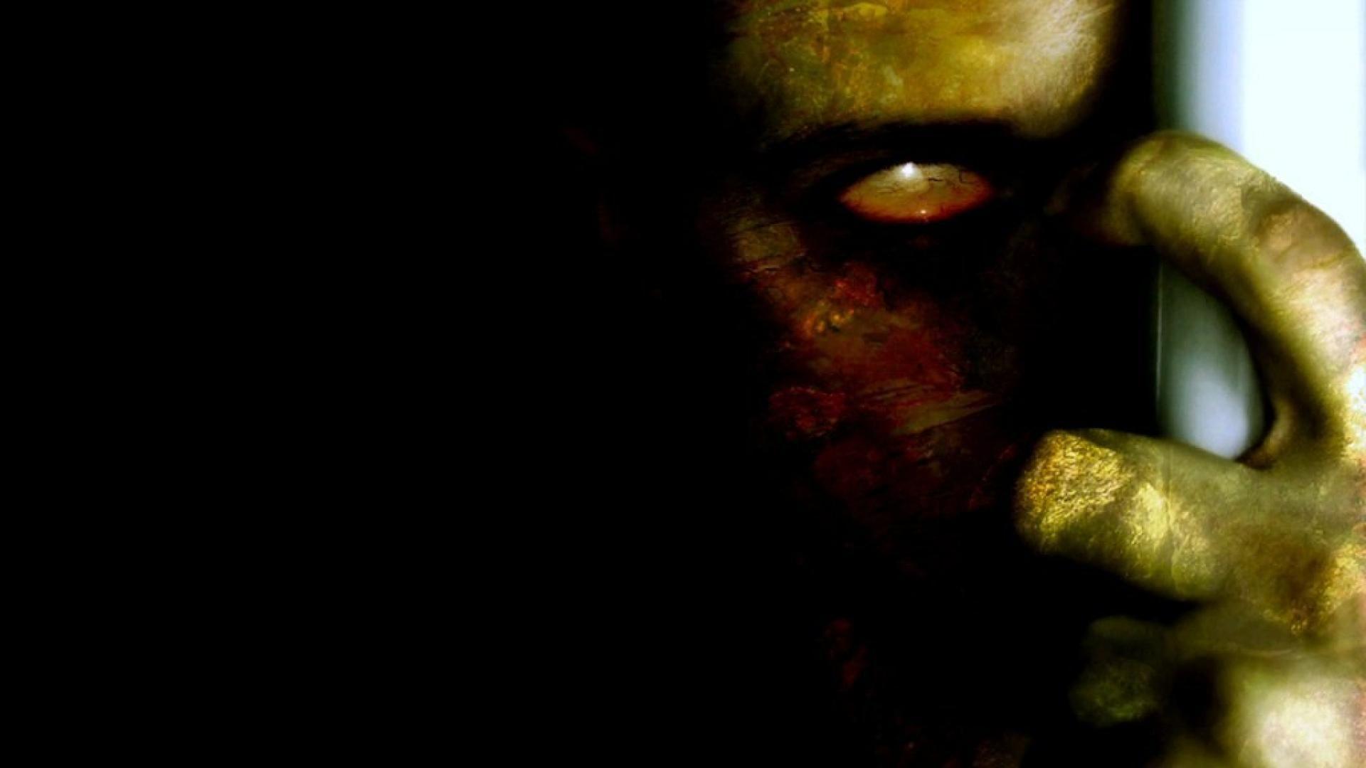 1920x1080 zombie shadowed horror fantasy scary art HD wallpaper