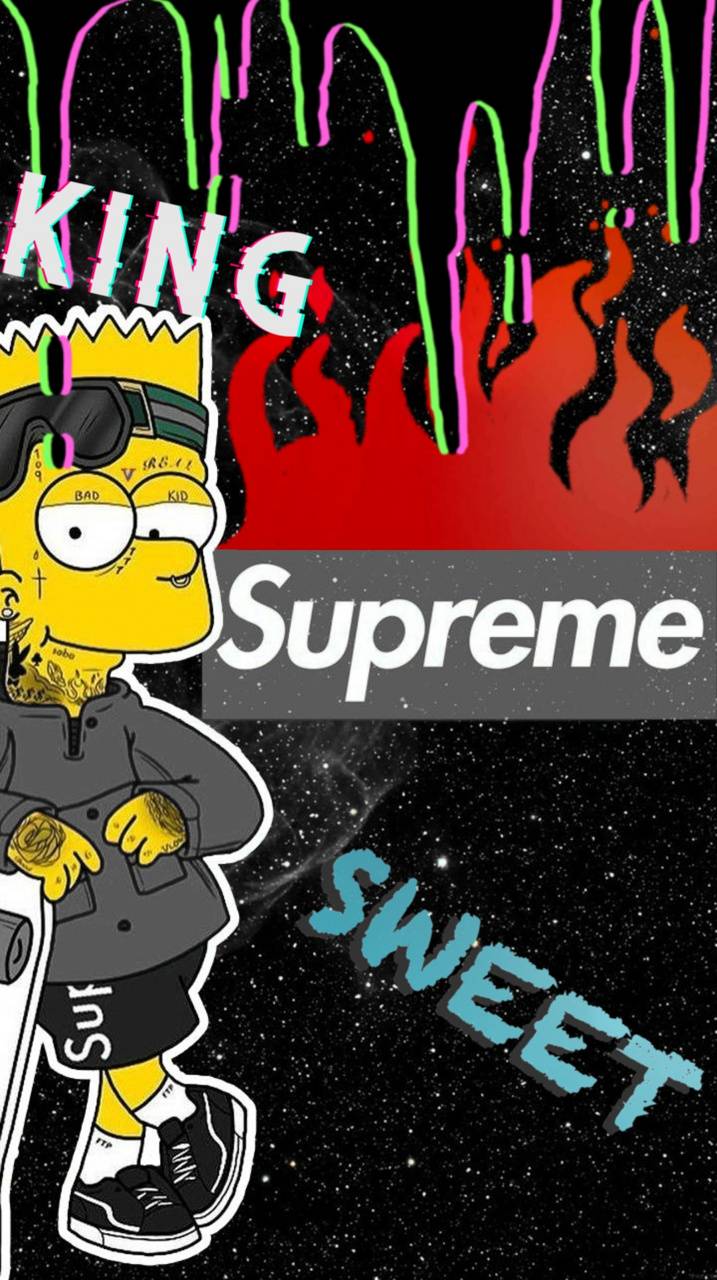 Supreme Bart Simpson Wallpapers - Top Free Supreme Bart Simpson Backgrounds  - WallpaperAccess