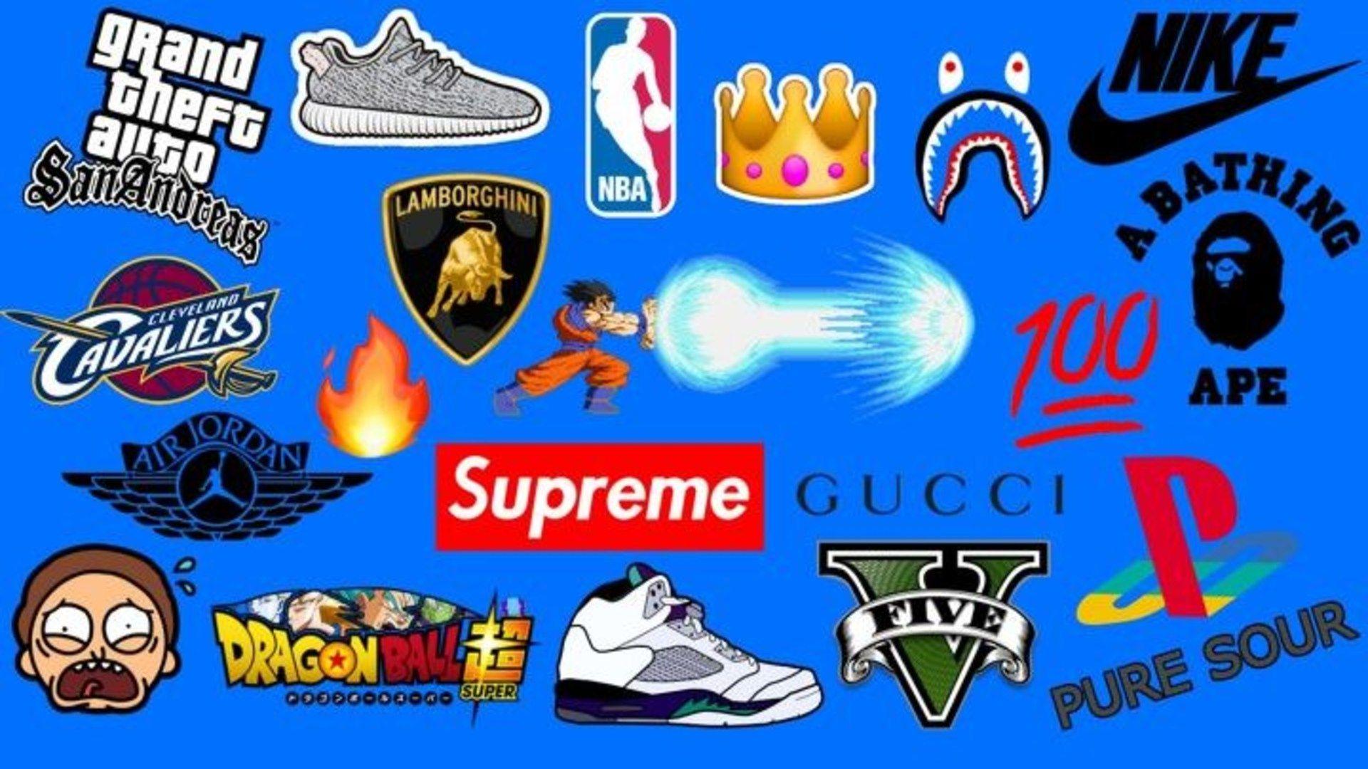 1920x1080 Gucci Supreme Wallpaper
