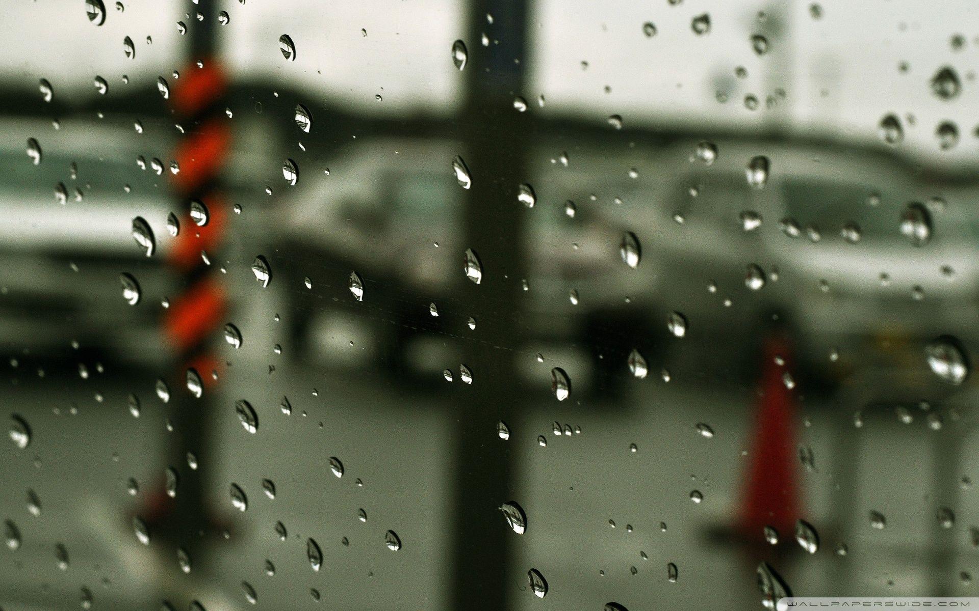 1920x1200 Raindrops On Glass ❤ 4K HD Desktop Wallpaper for 4K Ultra HD TV