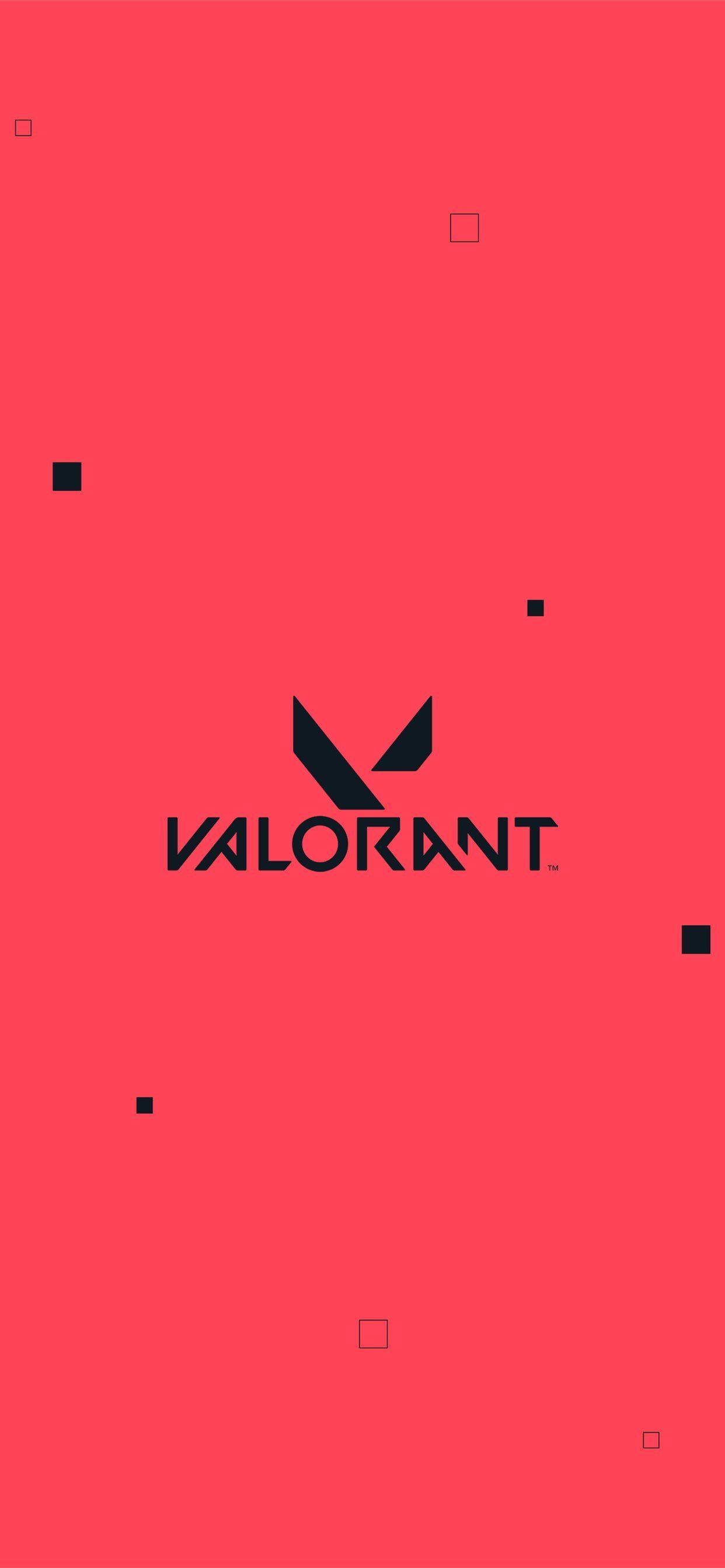 1242x2688 valorant logo red 4k iPhone 11 Wallpaper Free Download