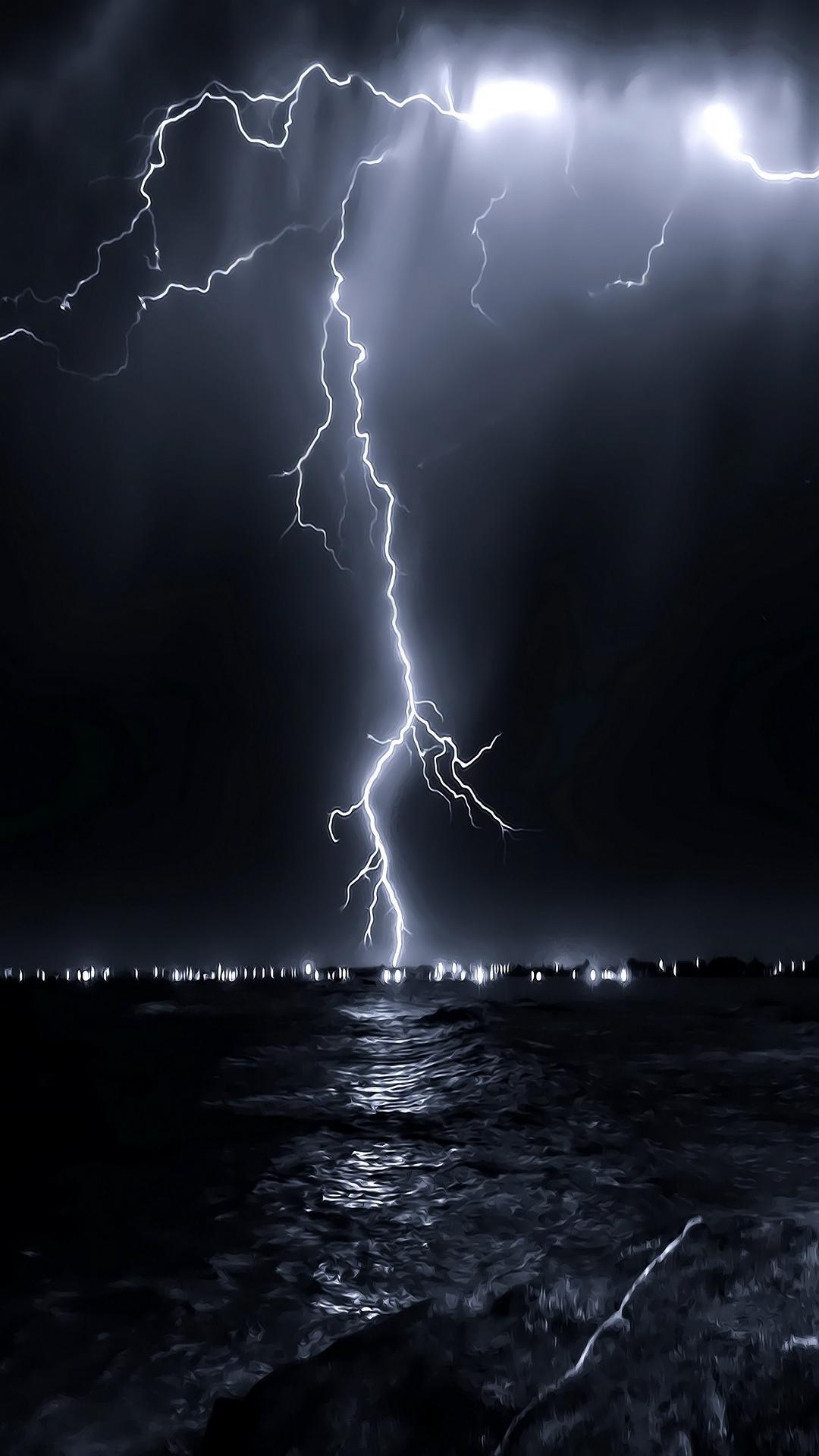 1080x1920 Blue Wallpaper iPhone Lightning
