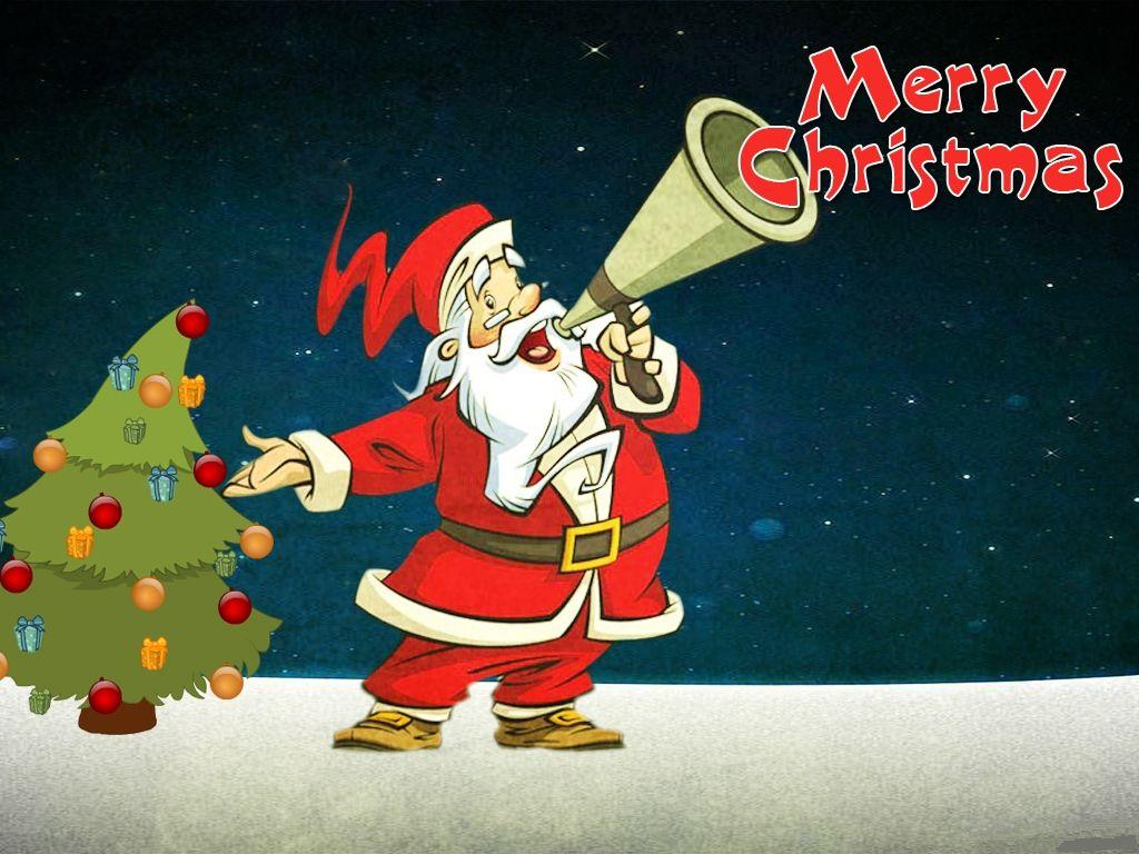 1024x768 Merry Christmas Wallpaper