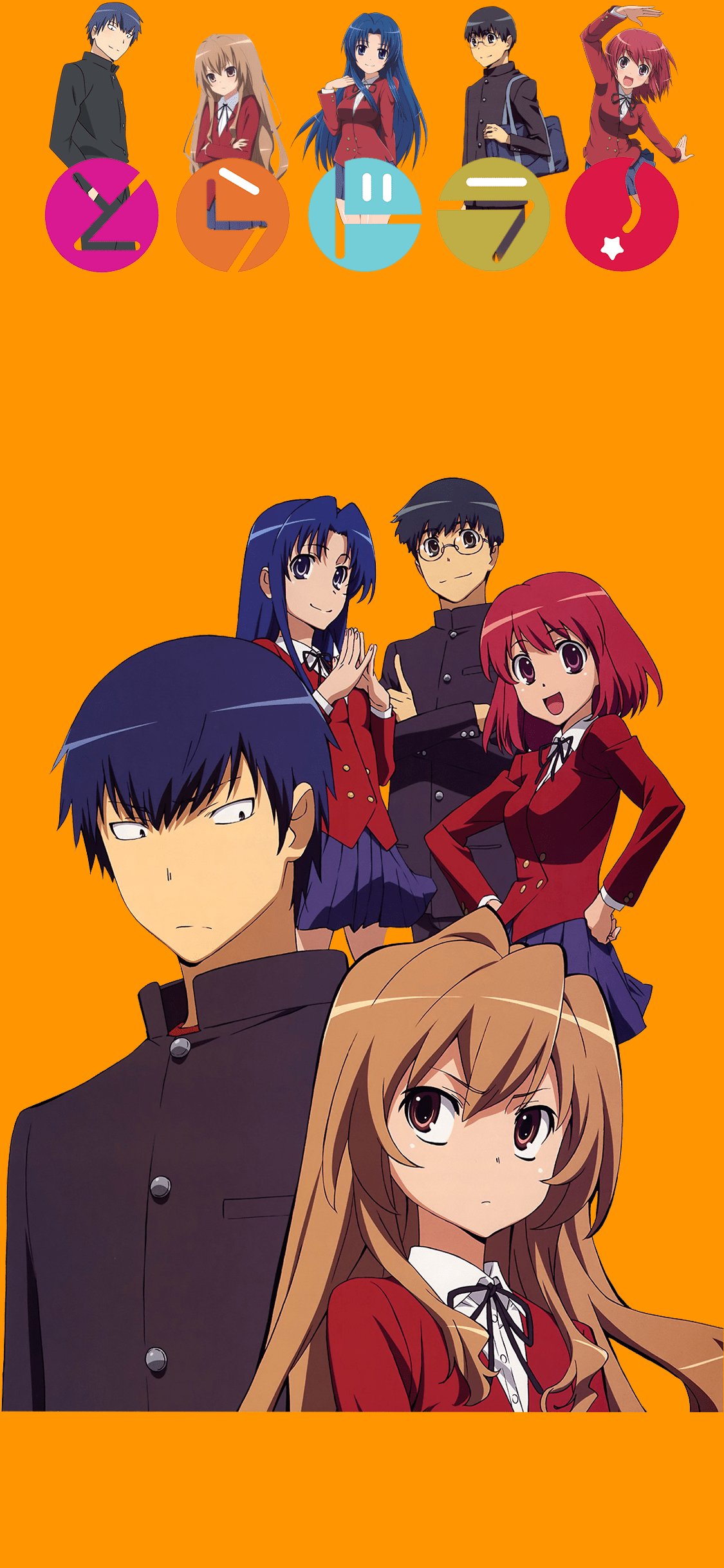 View and download this 3640x5115 Toradora! Mobile Wallpaper with