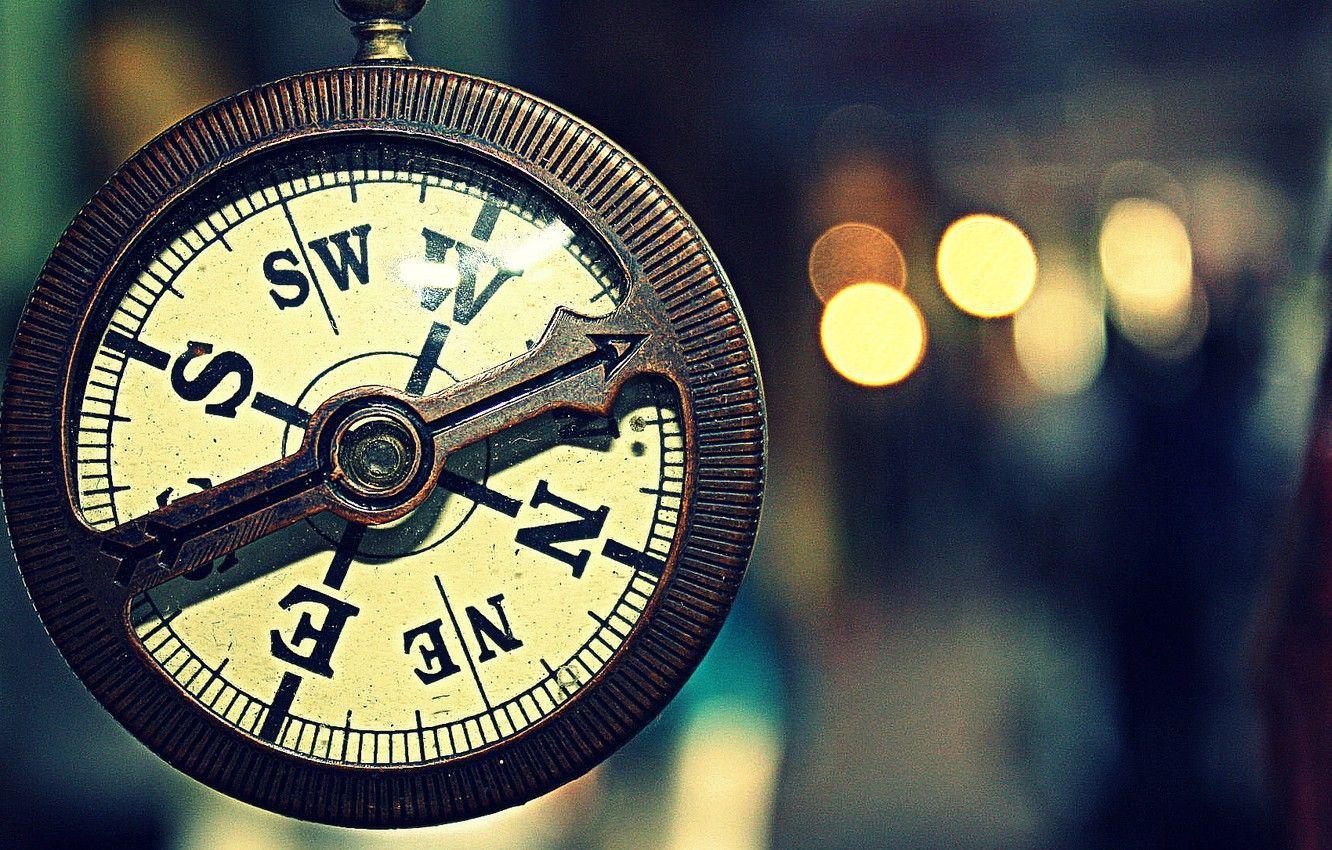 1332x850 Wallpaper macro, watch, vintage, Compass image for desktop, section макро