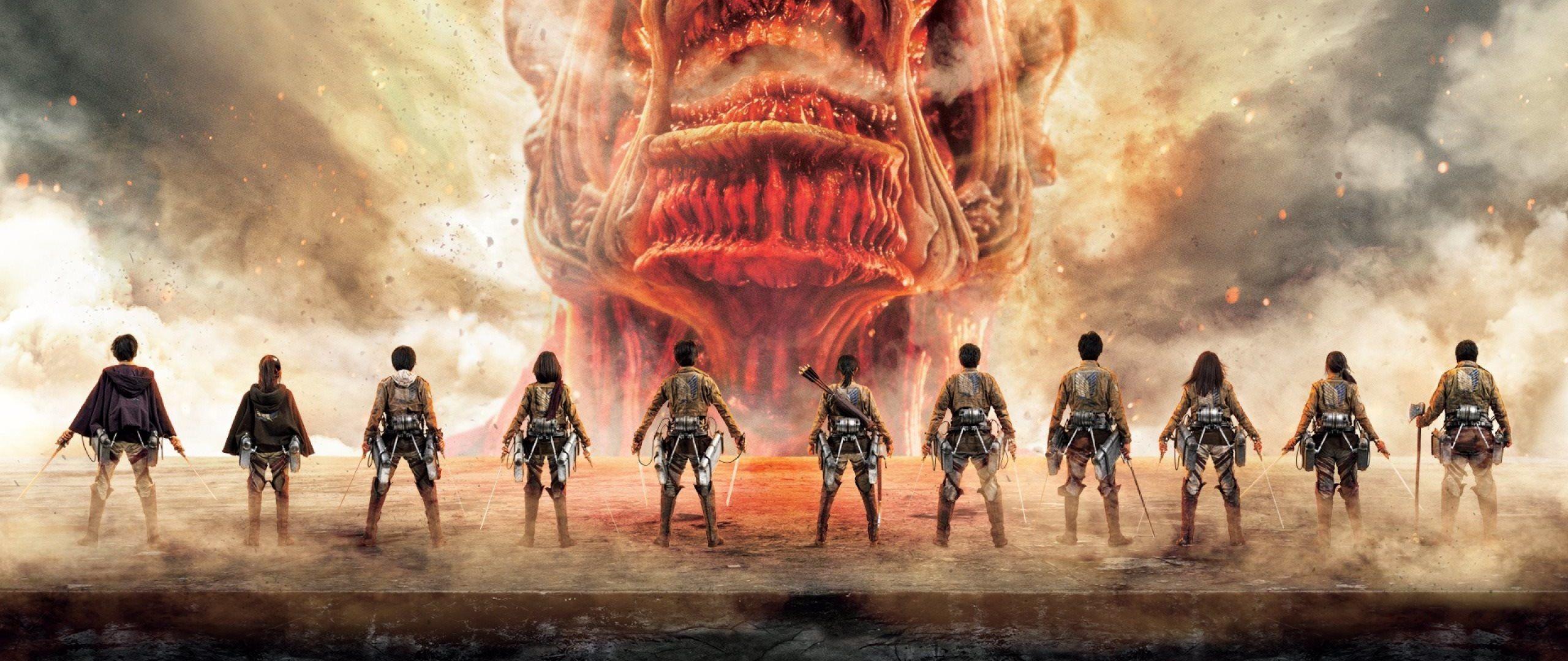 2560x1080 Attack On Titan Japanese TV Series Poster 2560x1080 Resolution Wallpaper, HD TV Series 4K Wallpaper, Image, Photo and Background