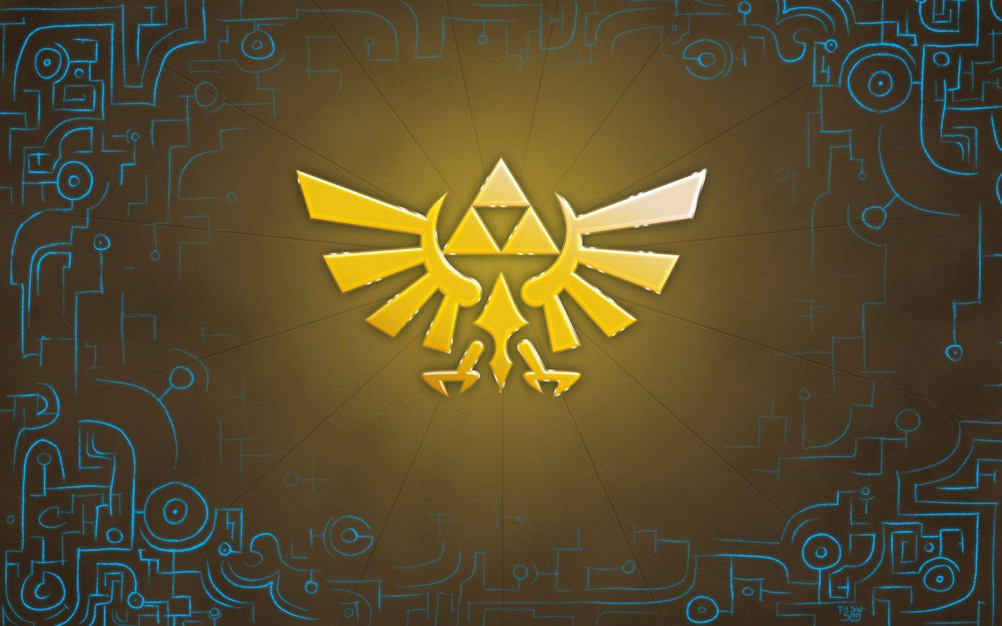 1440x900 The Legend Of Zelda Logo Wallpaper X Army Hd