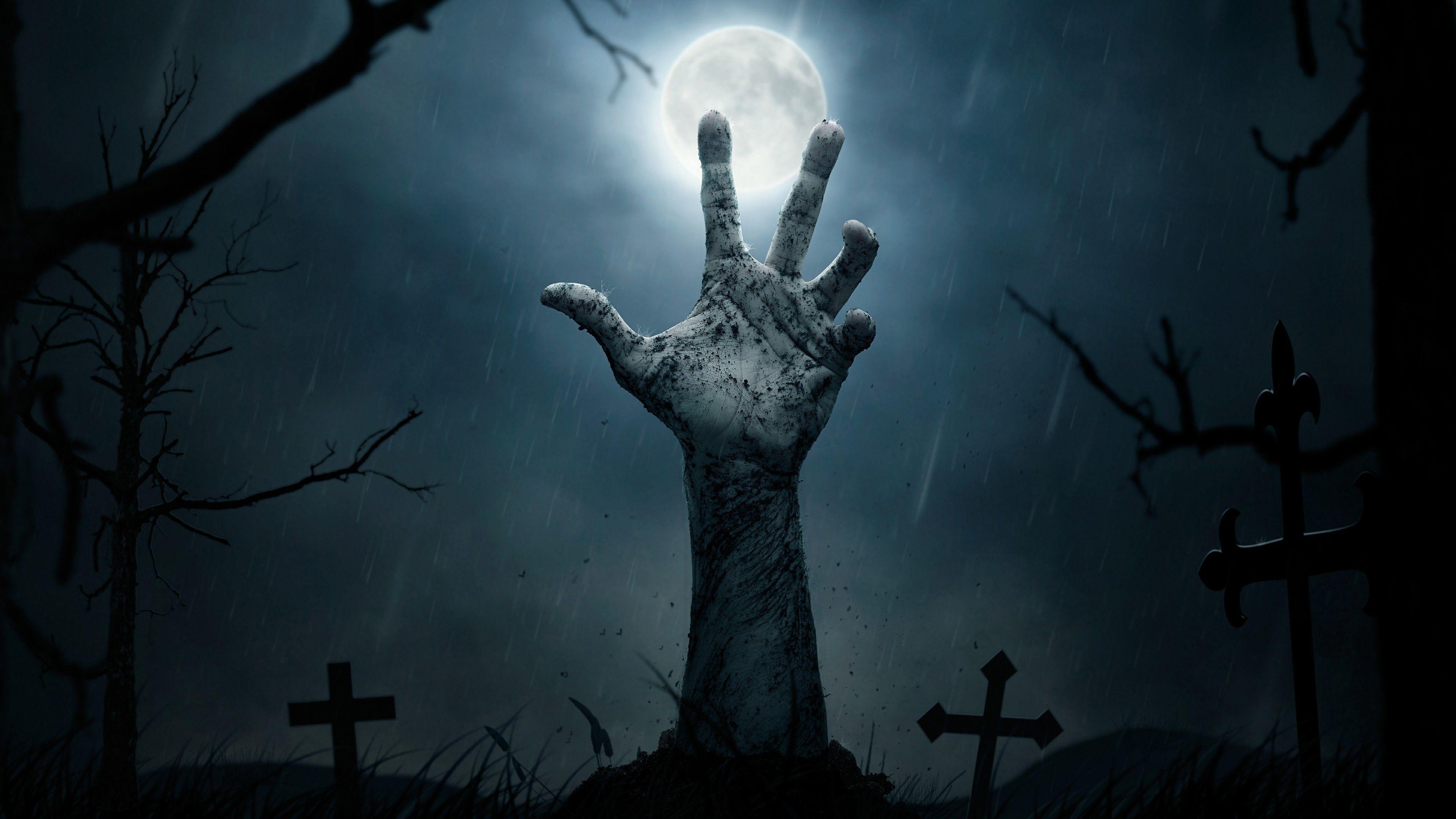 3840x2160 Scary Zombie Wallpaper