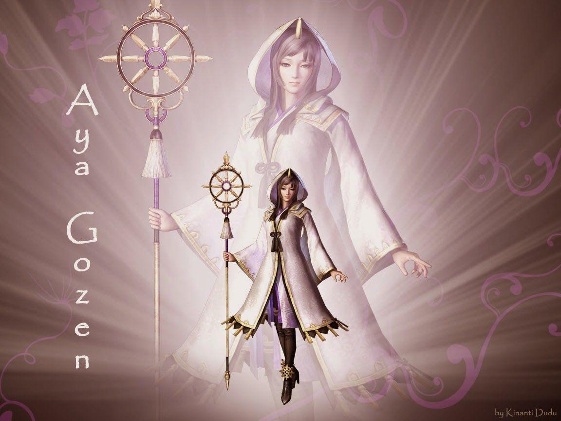 1152x864 Enjoy with My Art: Aya Gozen (Samurai Warriors 3 XL) wallpaper