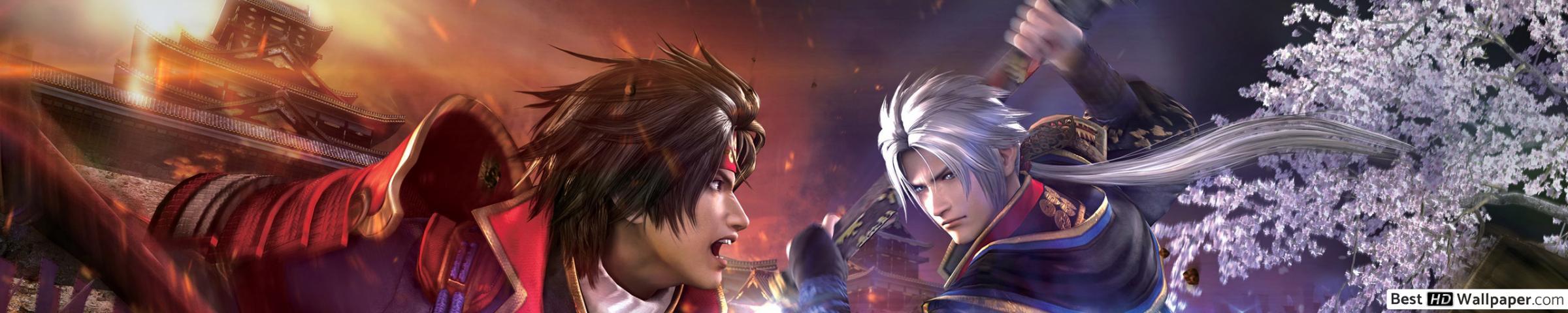 2400x480 Samurai Warriors 4 game HD wallpaper download