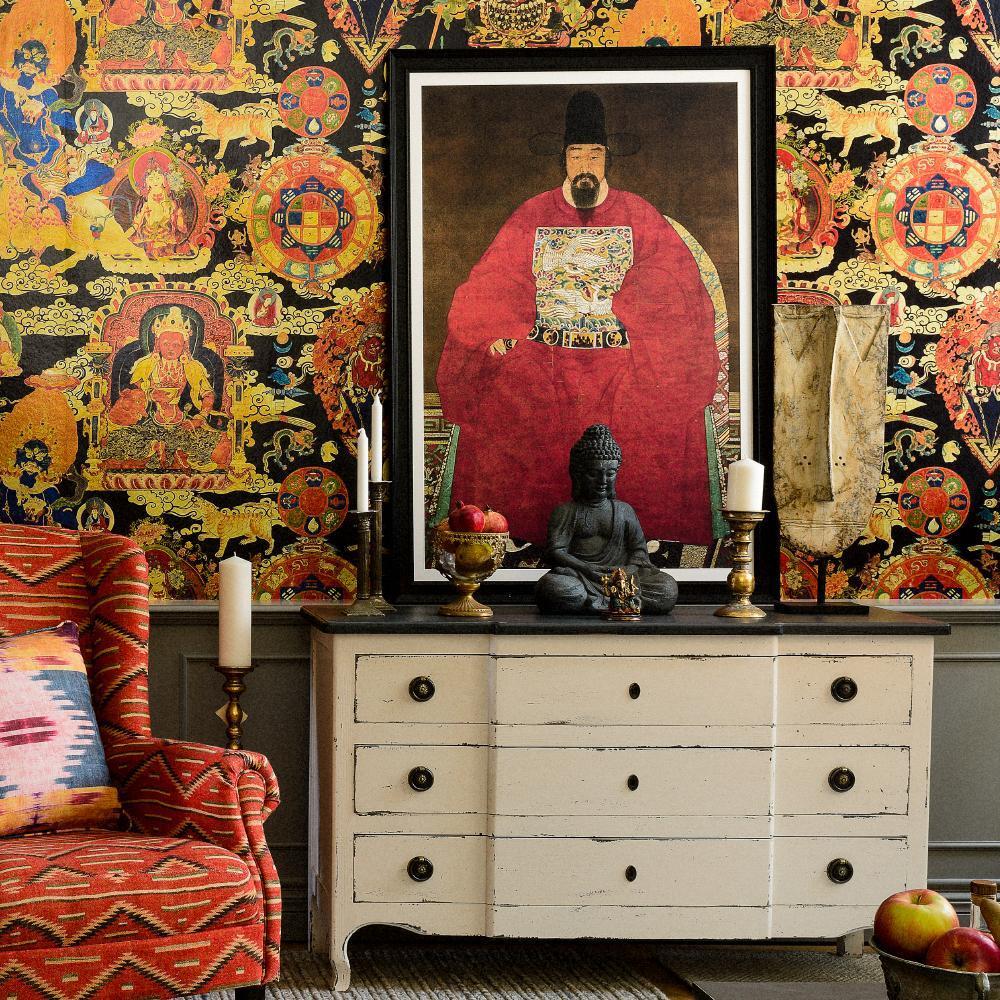 1000x1000 Tibetan Tapestry Metallic Edition Wallpaper Collection