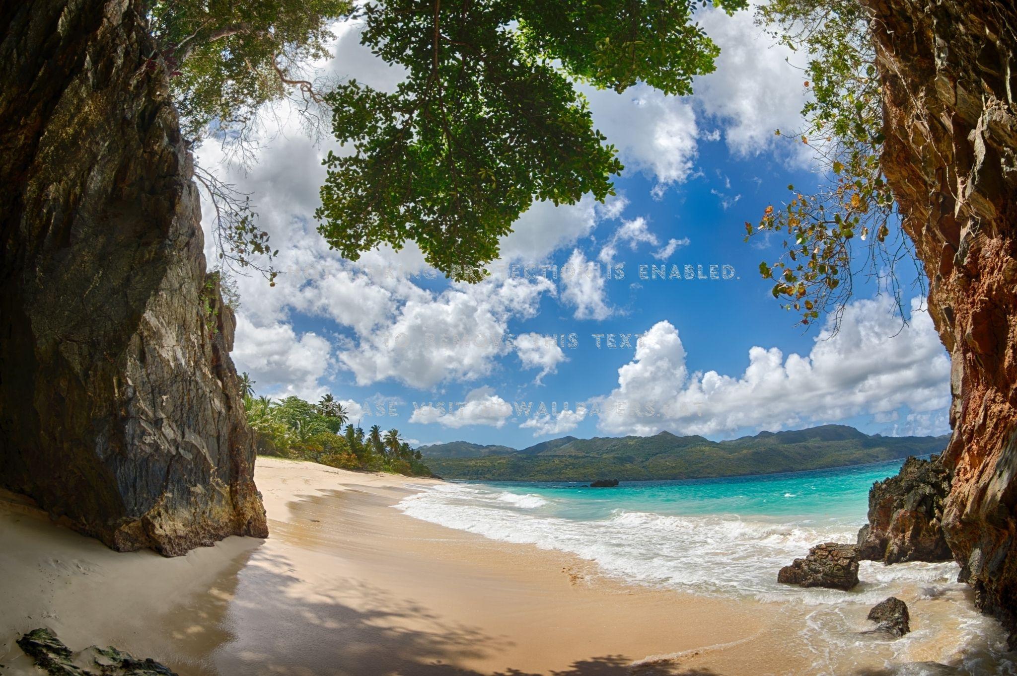 2048x1361 caribbean beach dominican republic sky sand