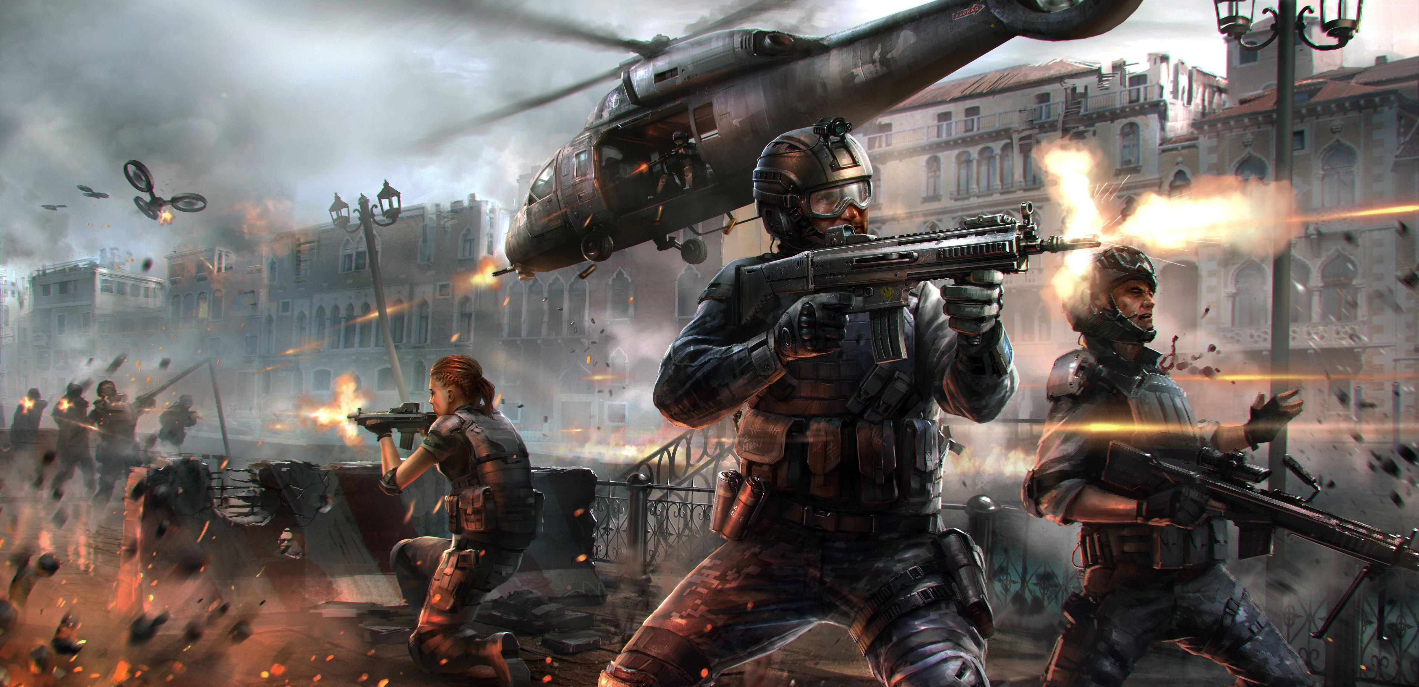 4800x2323 Modern Combat 5: Blackout Wallpaper
