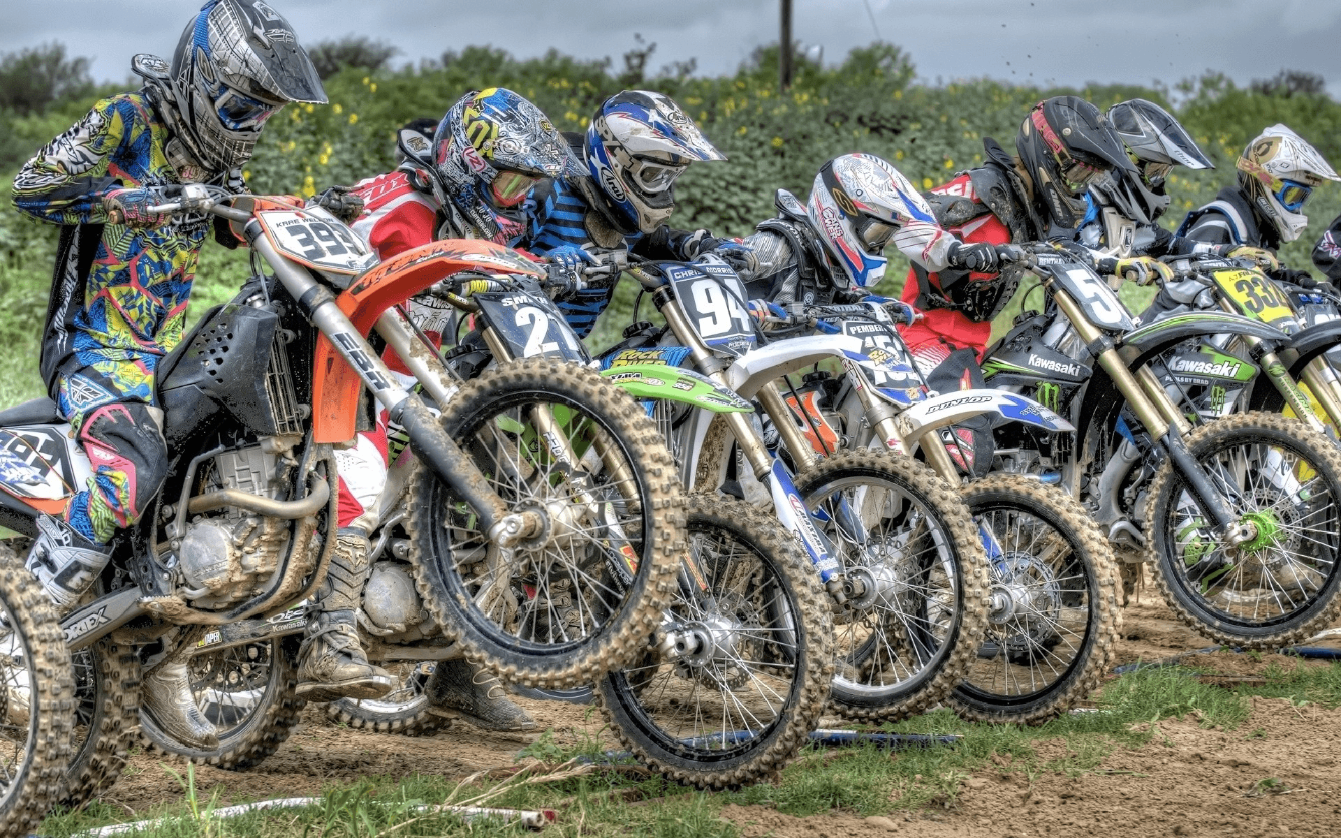 1920x1200 Dirt Bike Racing
