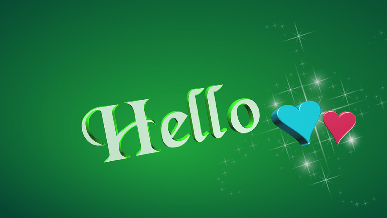 1280x720 Hi, Hello image, HD wallpaper free download for whatsapp, facebook