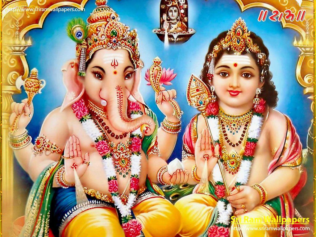 1024x768 Lord Kartikeya and Ganesha. God Image and Wallpaper Kartikeya Wallpaper