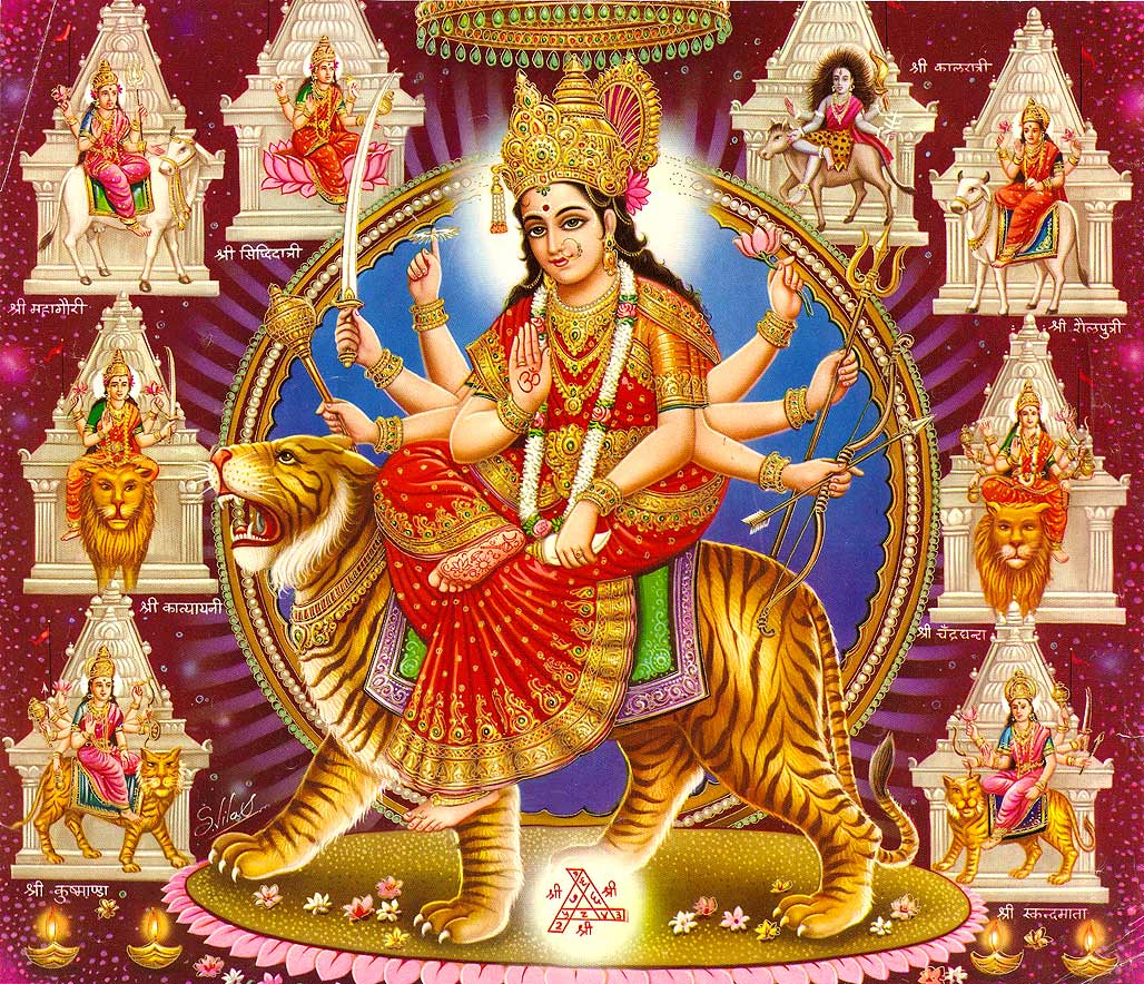 1028x884 Android Phones Wallpaper: Android Wallpaper Durga Maa