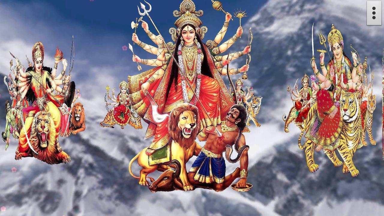 1280x720 4D Maa Durga Live Wallpaper 11.0 Download Android APK