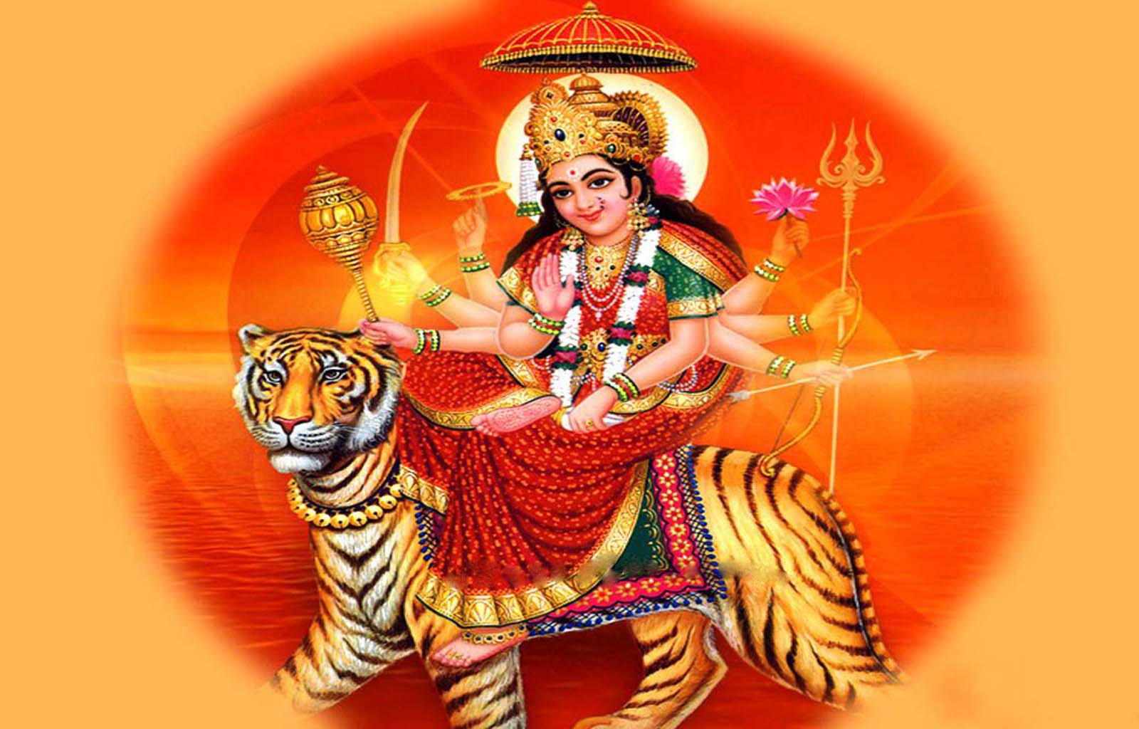 1600x1024 DOWNLOAD HD WALLPAPER OF DURGA MATA