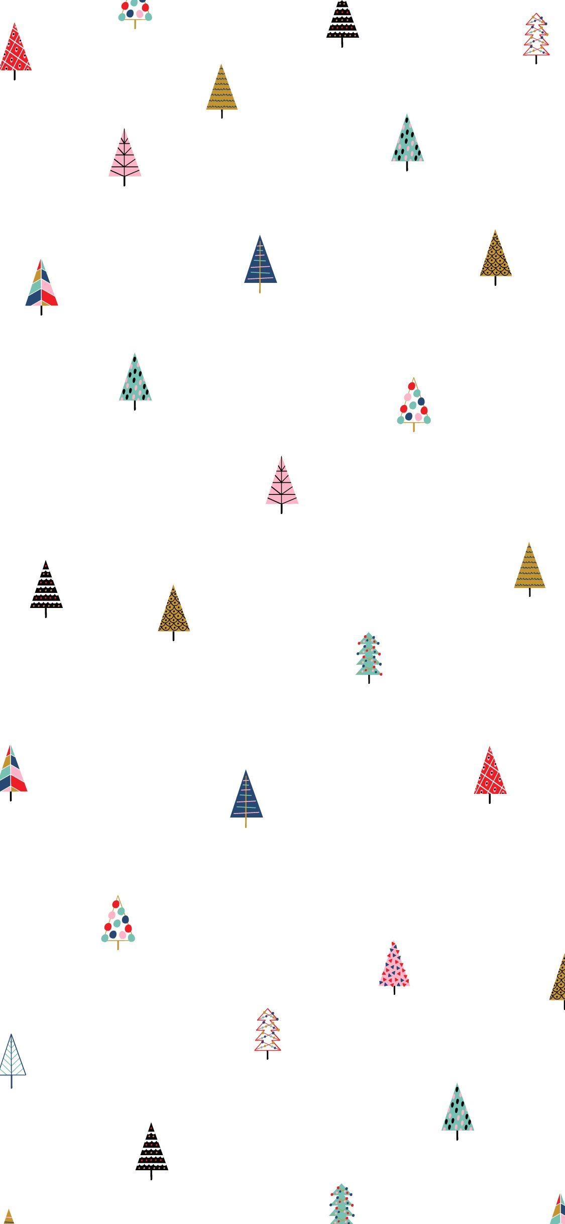 1125x2436 Free Holiday and Christmas iPhone Wallpaper. Ginger and Ivory