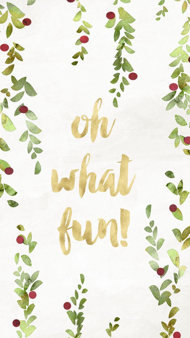 750x1334 iPhone Christmas Wallpaper Watercolor