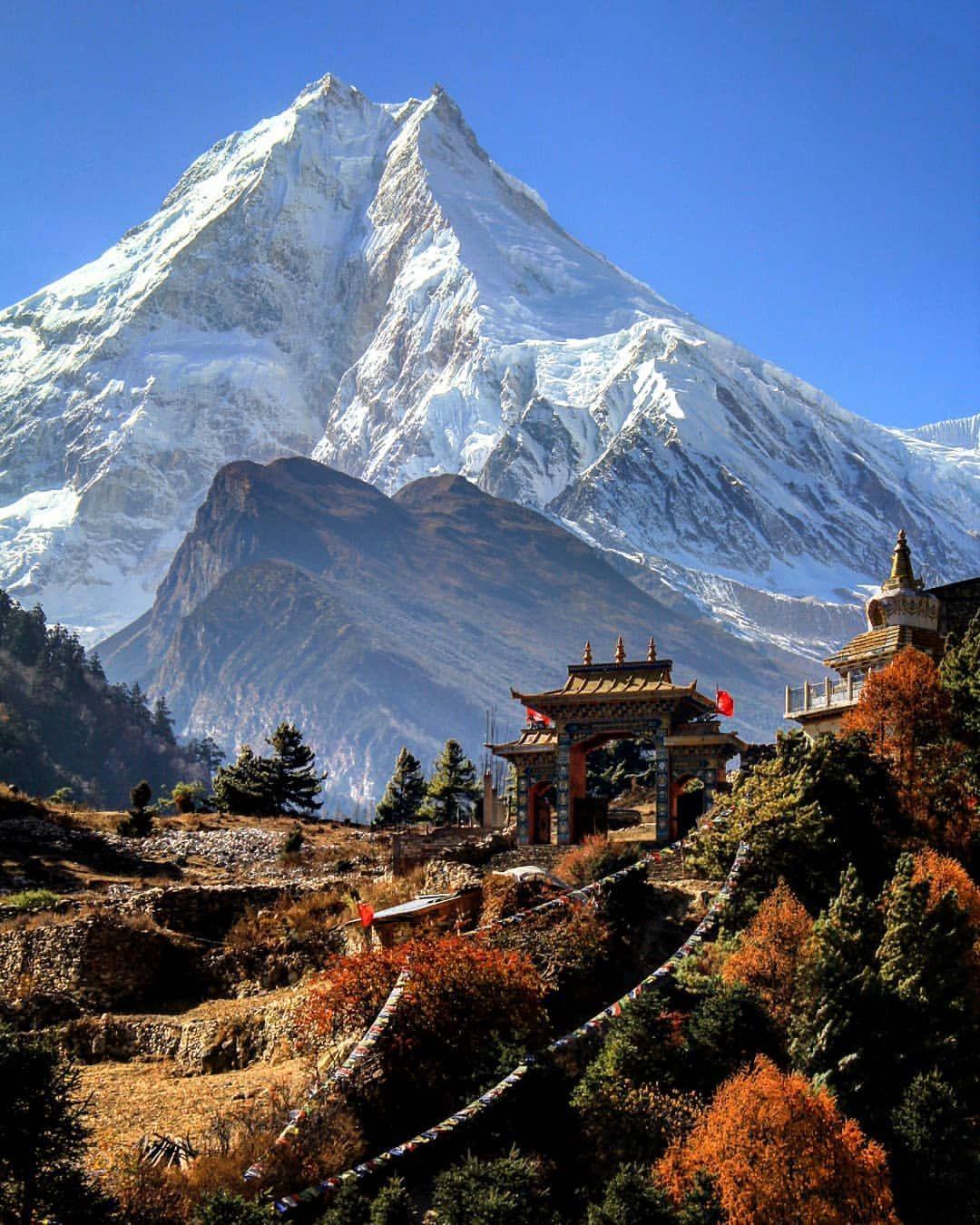 Manaslu Wallpapers Top Free Manaslu Backgrounds WallpaperAccess