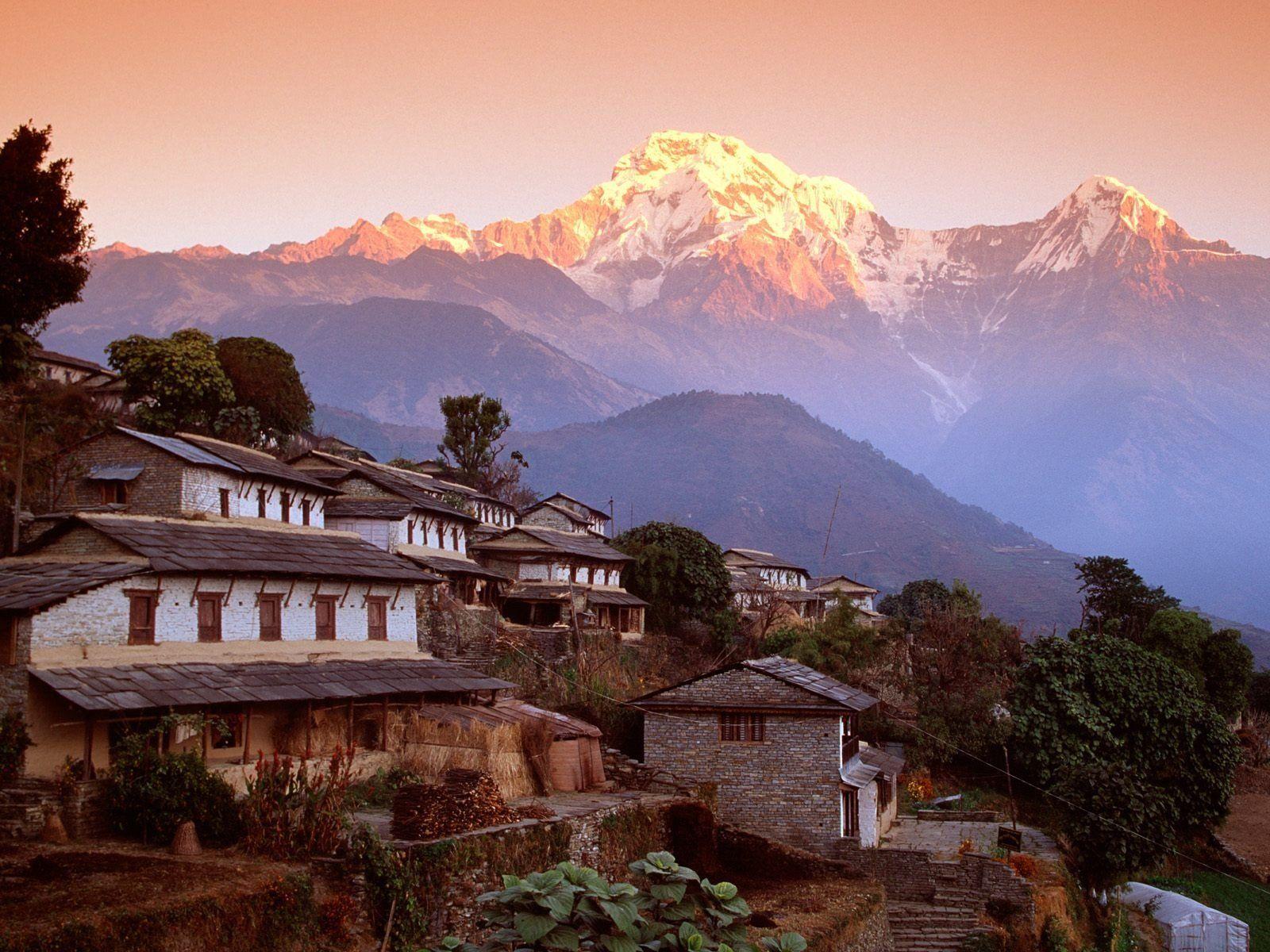 1600x1200 Nepal, Himalayas, Manaslu, Mountain HD Wallpaper / Desktop and Mobile Image & Photo