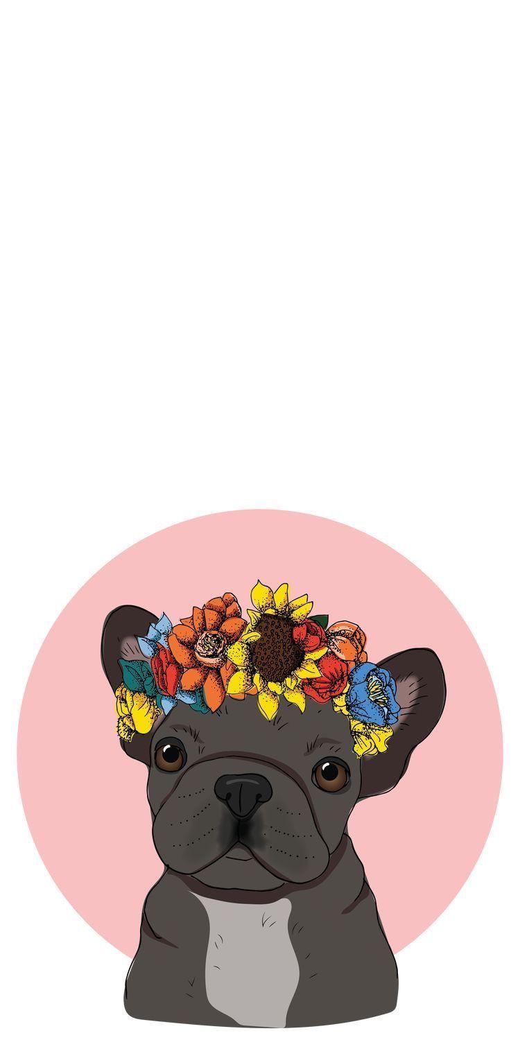 750x1500 CuteDogWallpaper #DogWallpaper #PhoneWallpaper #CuteWallpaper #Dog #BeautifulDog. Dog wallpaper iphone, Bulldog wallpaper, French bulldog wallpaper