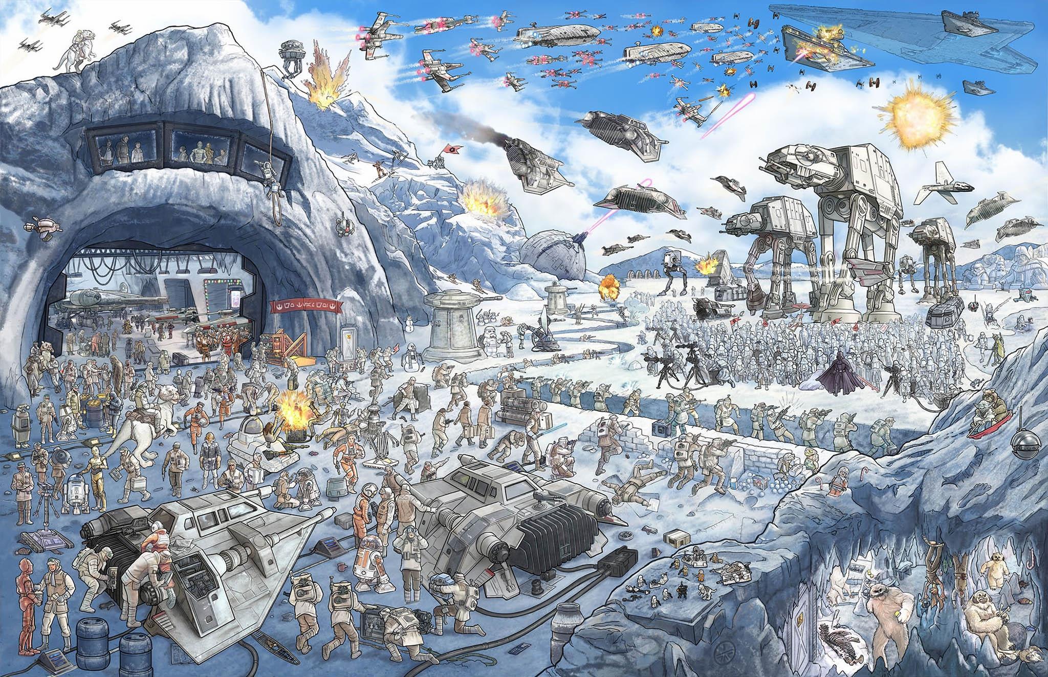 2048x1324 Star Wars Battle Of Hoth Wallpaper