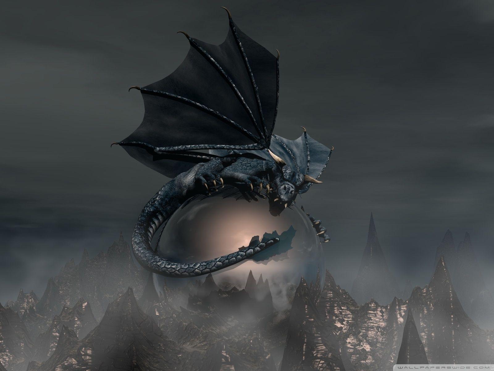 1600x1200 Black Dragon Ultra HD Desktop Background Wallpaper for 4K UHD TV : Widescreen & UltraWide Desktop & Laptop